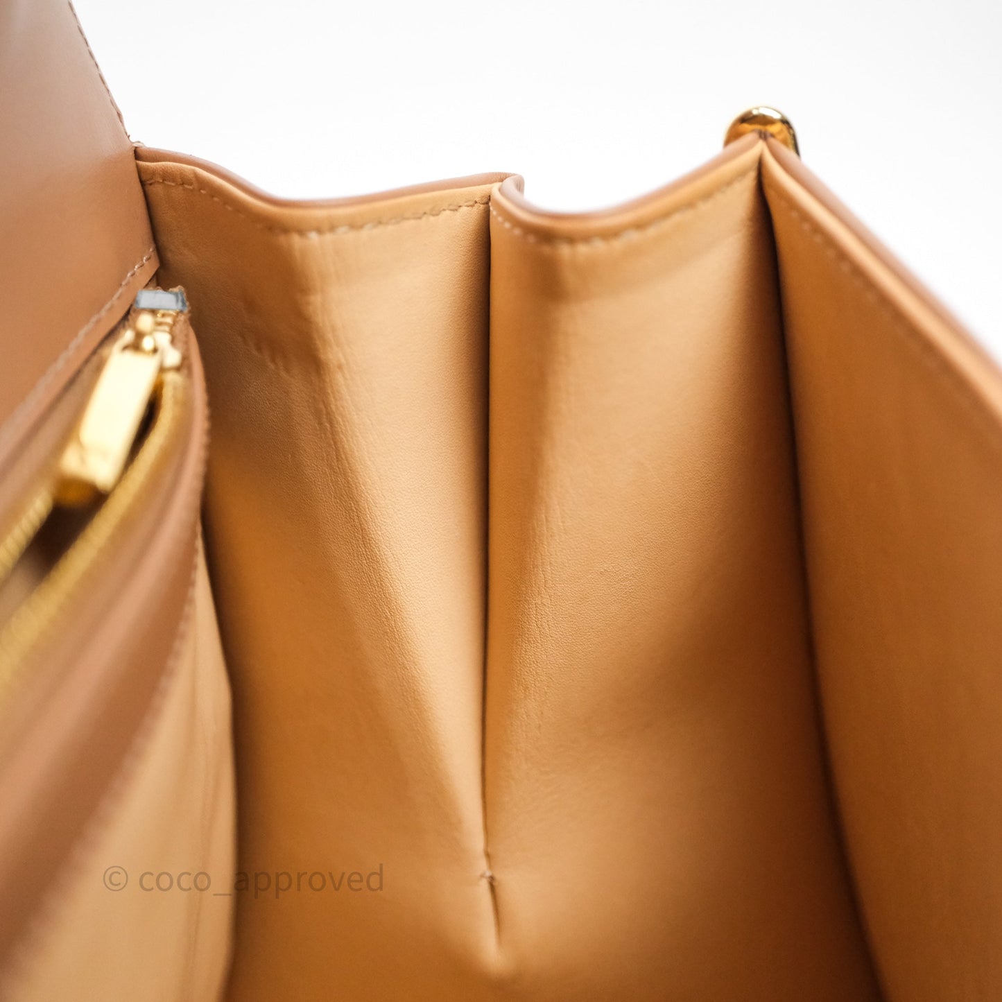 Delvaux Brillant PM Tender Beige Box Calf