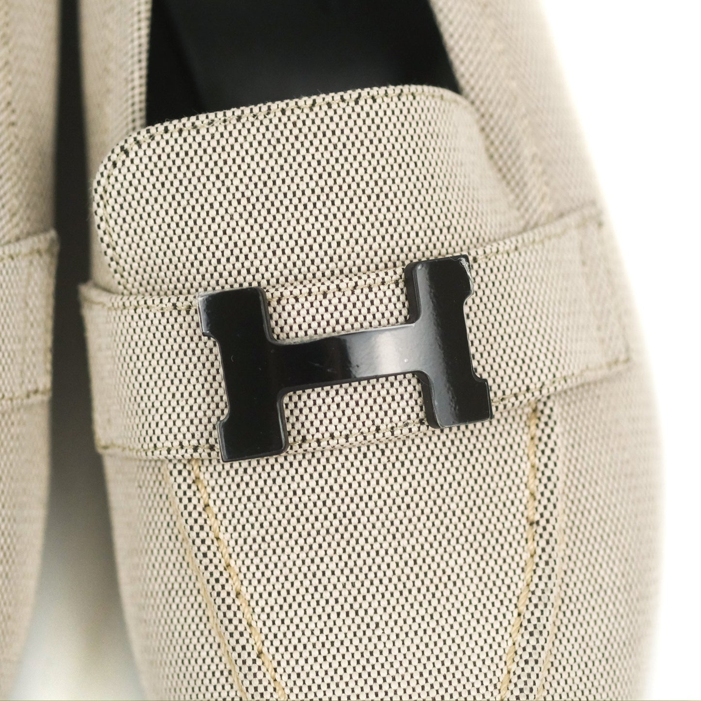 Hermès Paris Loafer Prunoir H Canvas Size 35
