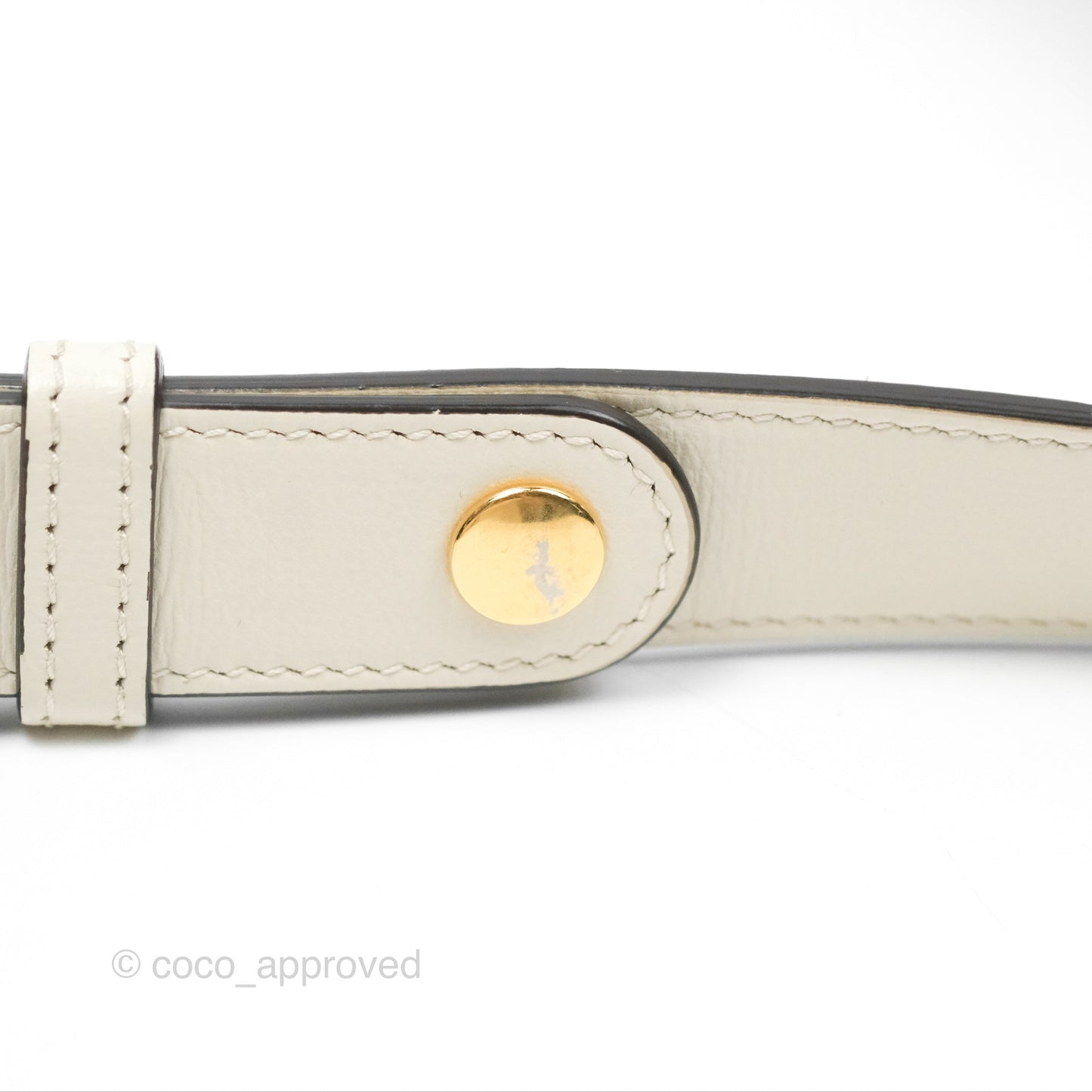 Gucci Horsebit 1955 GG Supreme Canvas White Shoulder Bag Gold Hardware