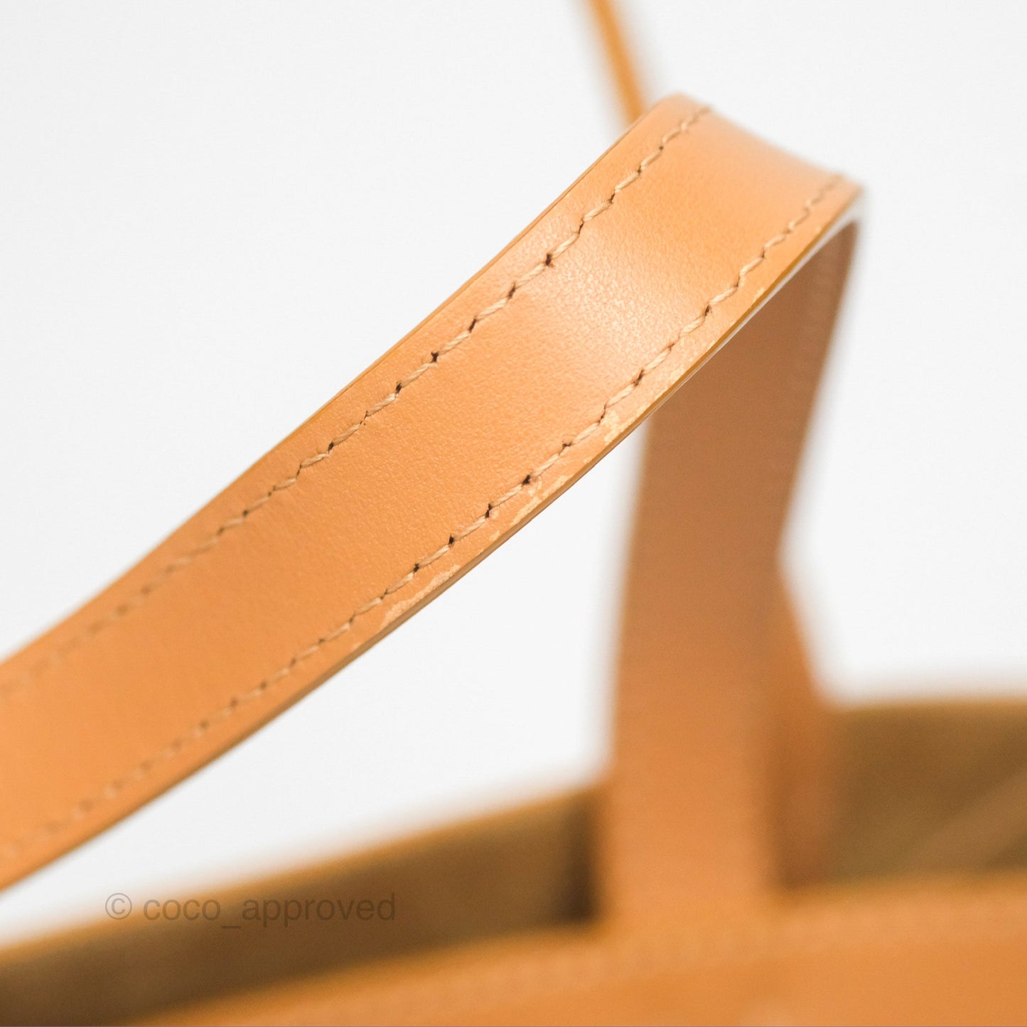 Loewe Mini Puzzle Fold Tote In Shiny Calfskin Warm Desert