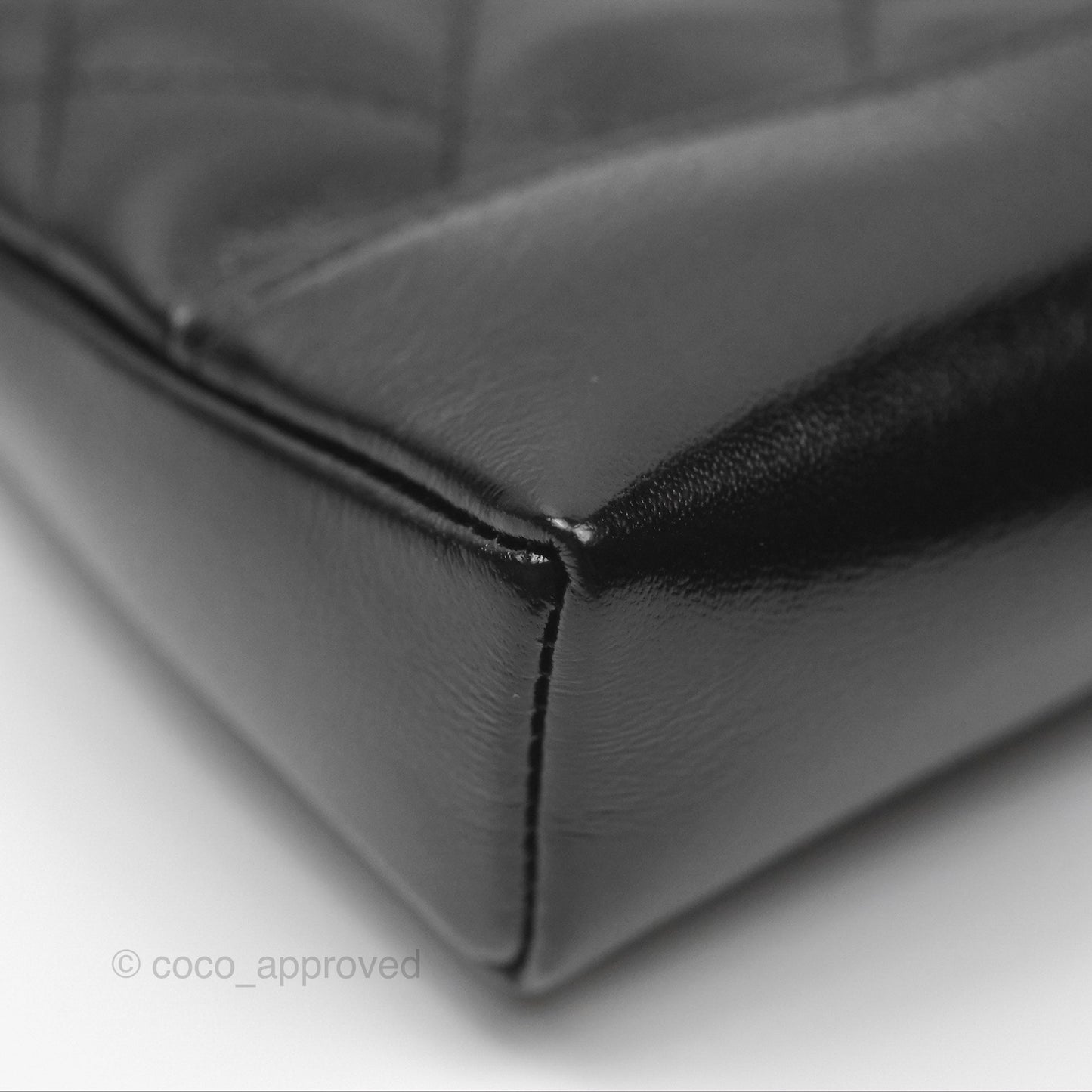 Chanel Nano 31 Black Shiny Lambskin Gold Hardware