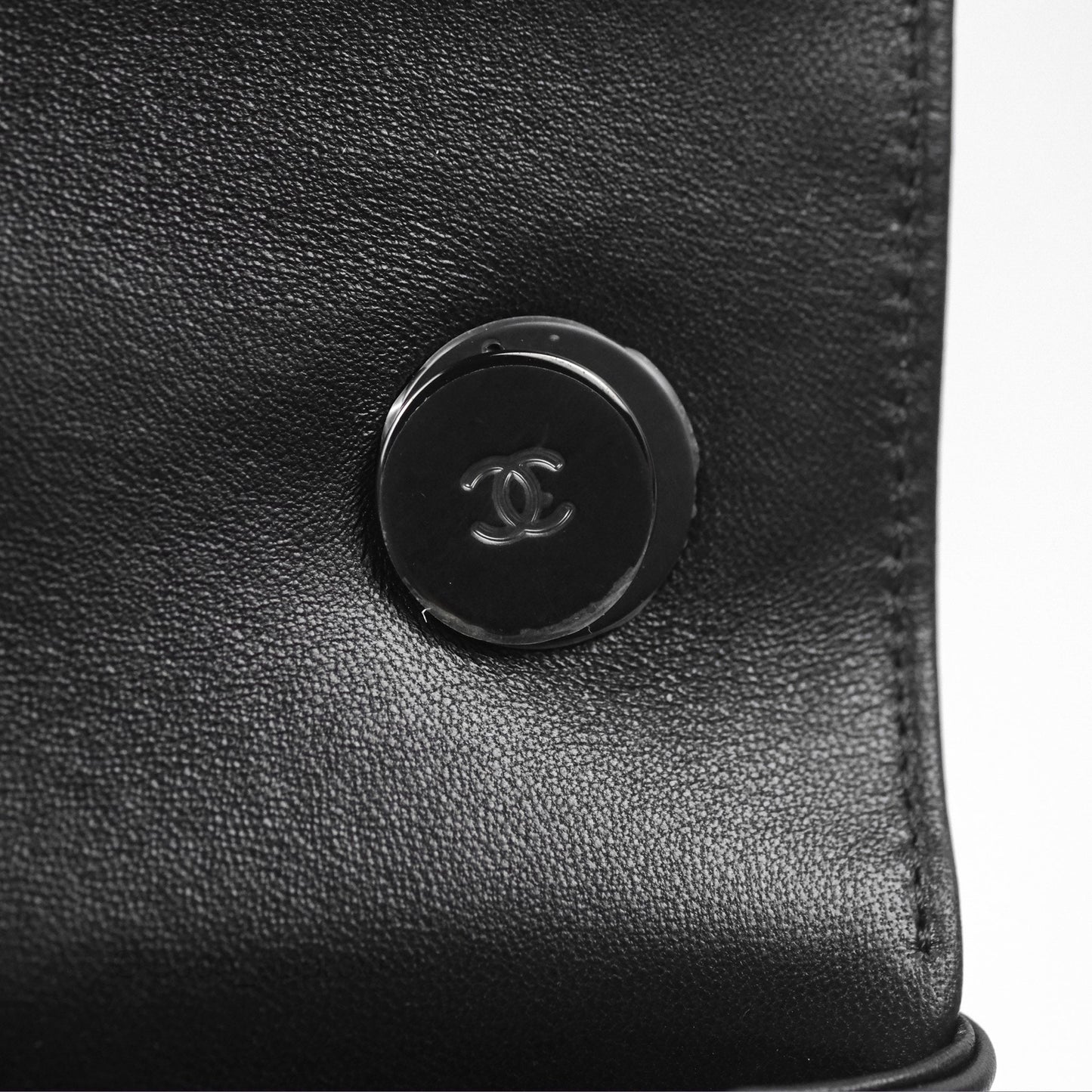 Chanel Small Trendy CC So Black Lambskin
