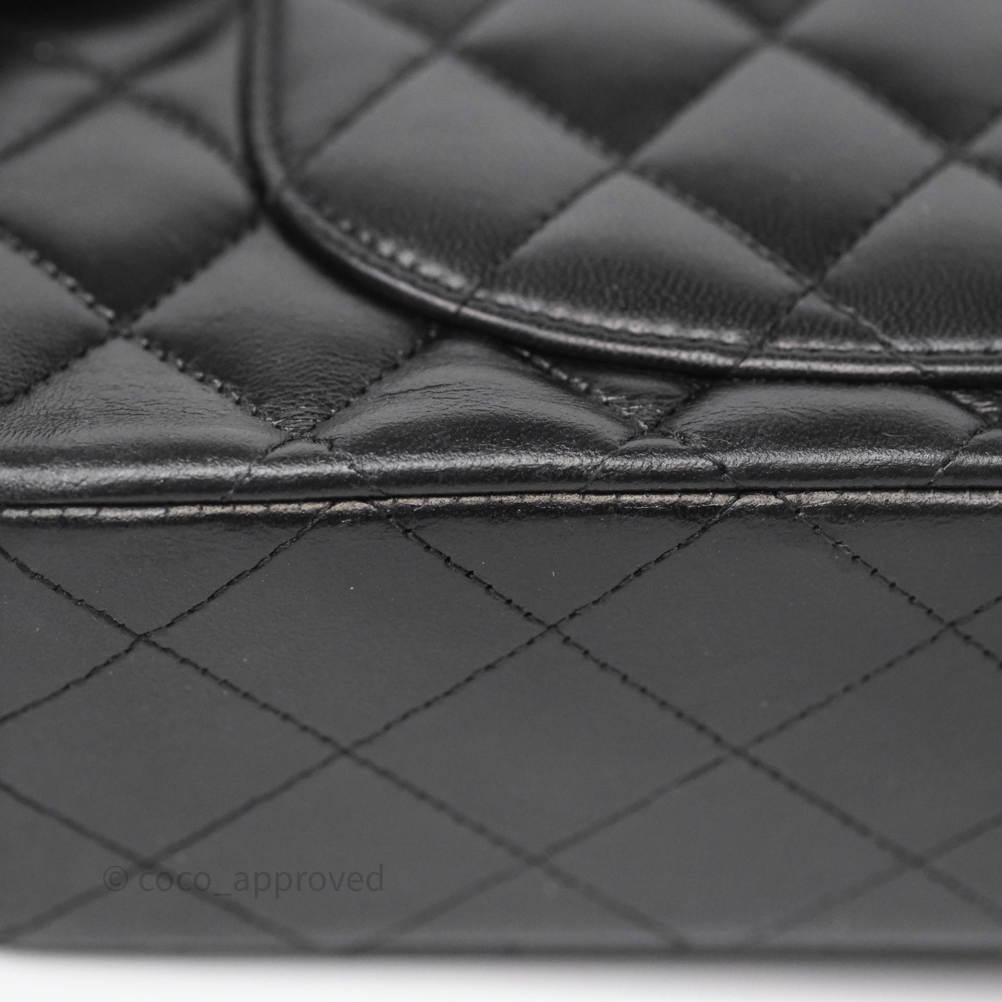 Chanel Small Classic Flap Quilted Black Lambskin Gold Hardware