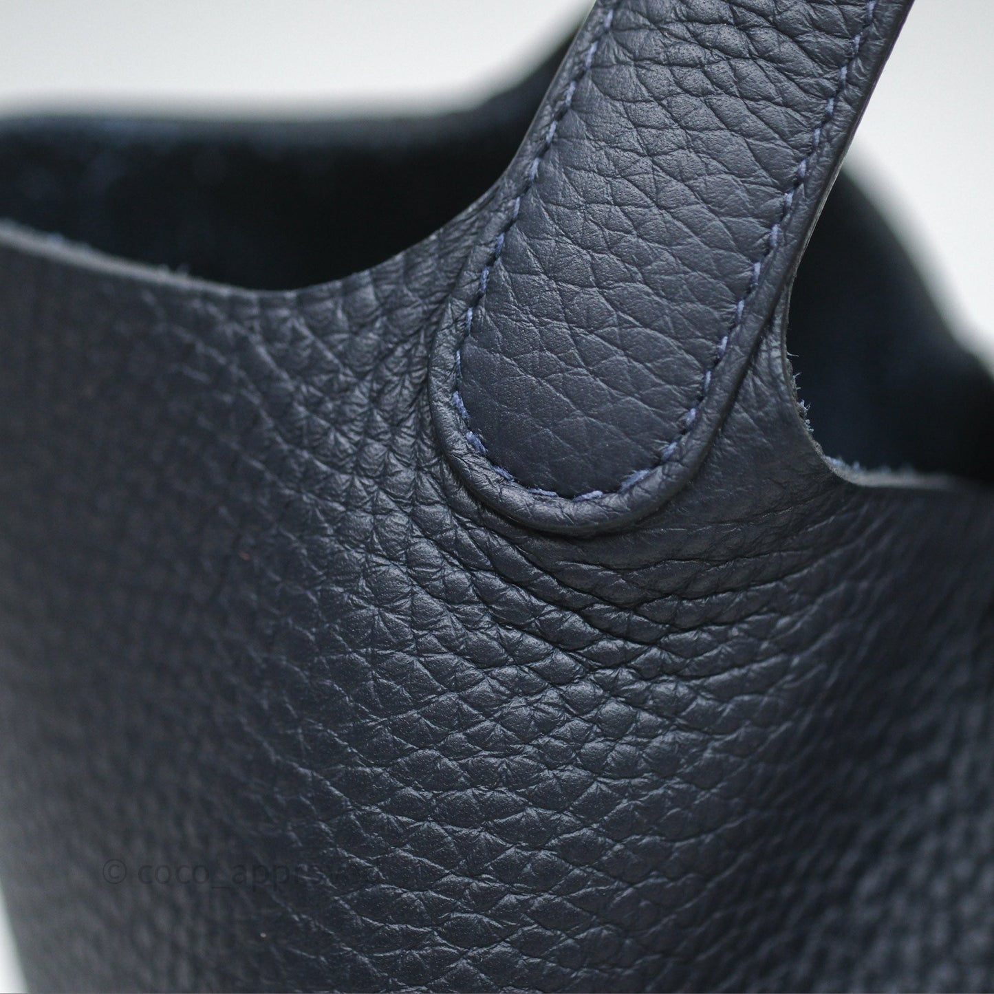 Hermès Picotin 18 Bleu Nuit 2Z Clemence Palladium Hardware