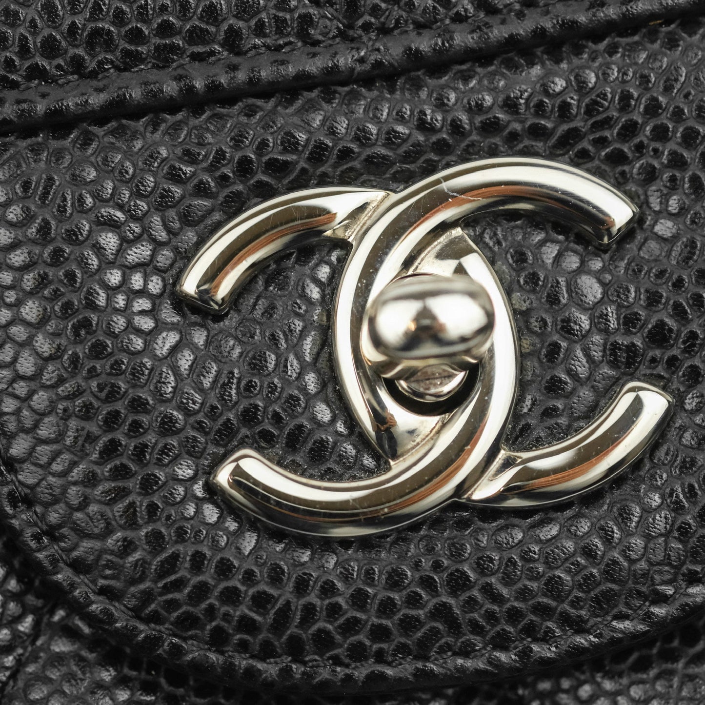 Chanel Jumbo Double Flap Black Caviar Silver Hardware⁣⁣
