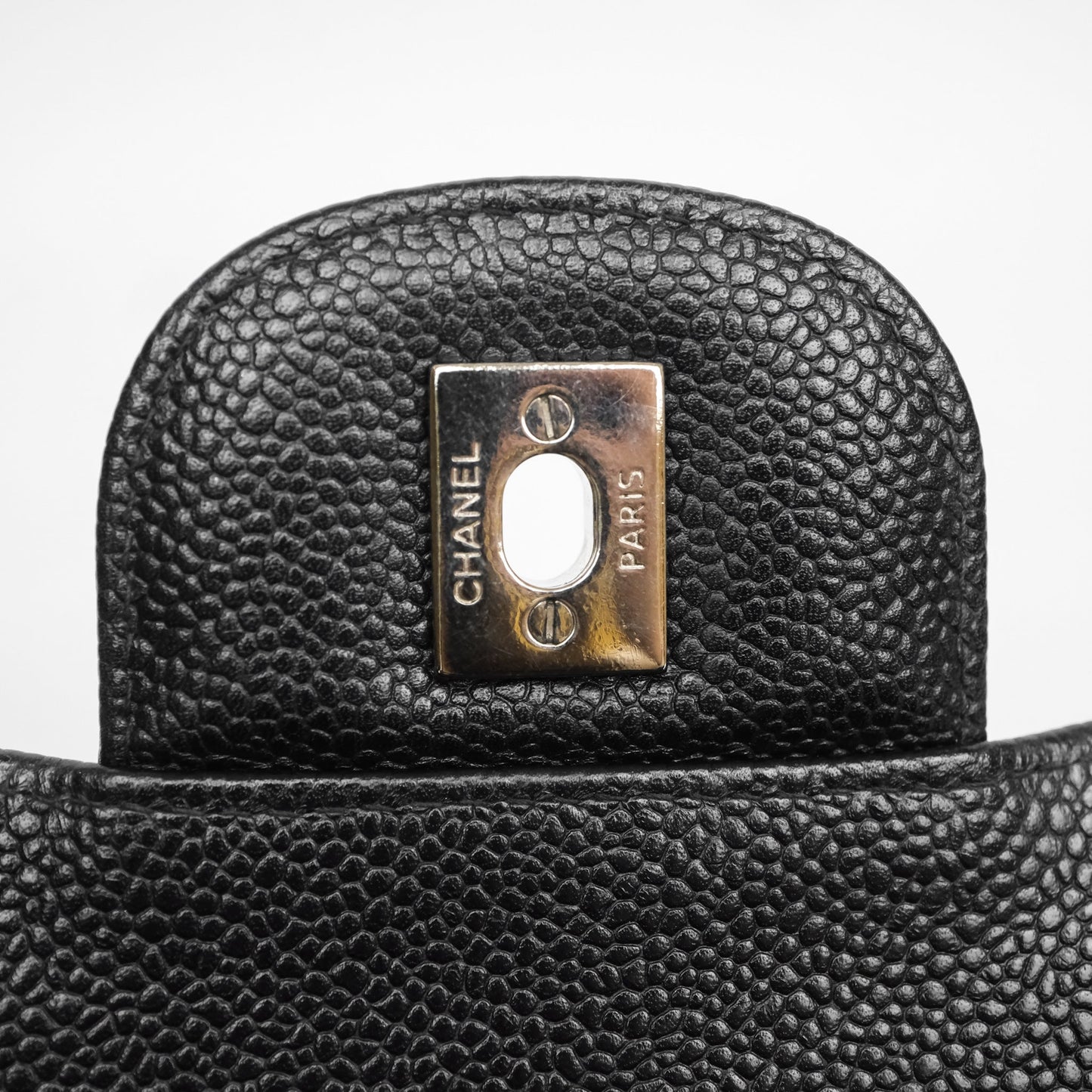 Chanel Jumbo Double Flap Black Caviar Silver Hardware⁣⁣