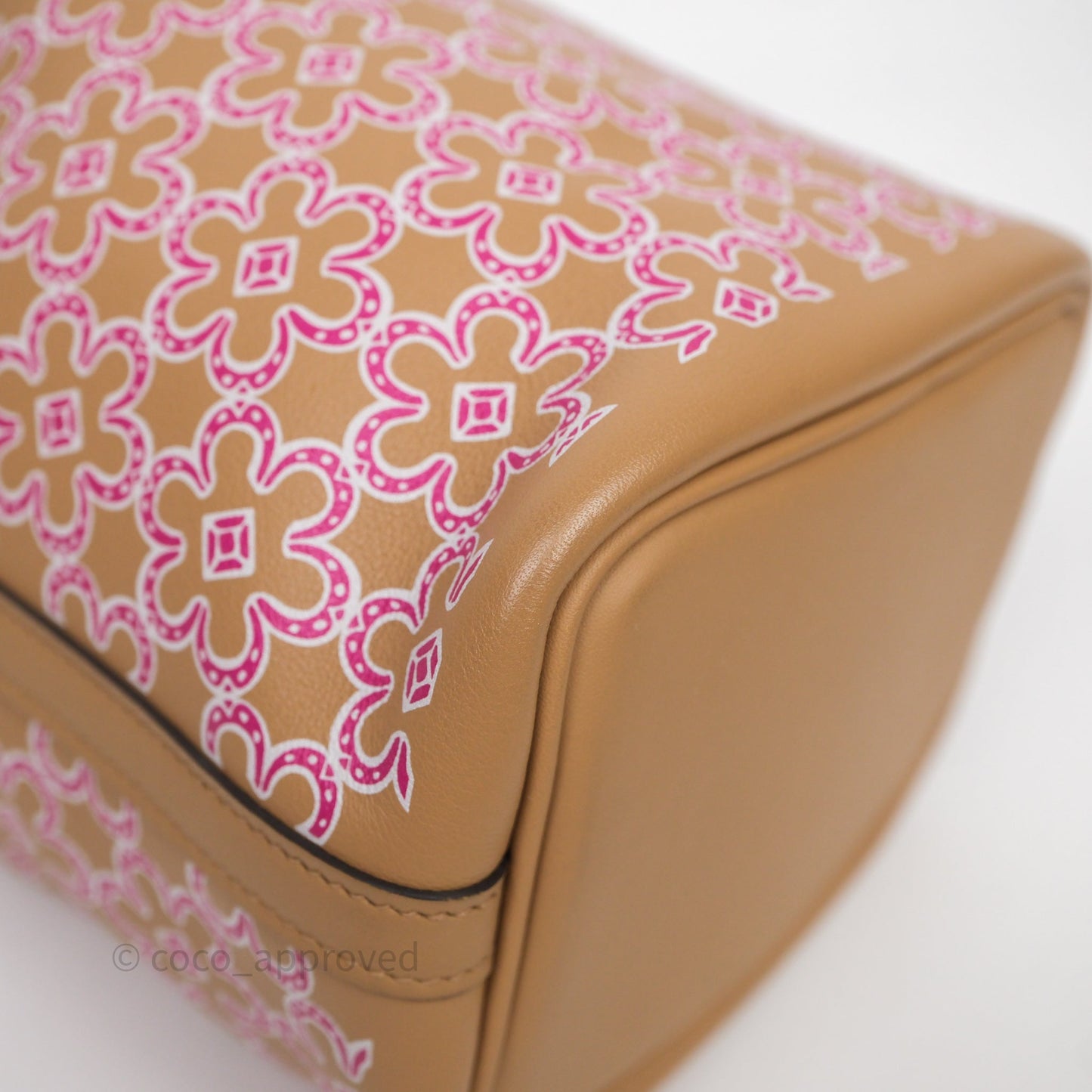 Hermès Micro Picotin 14 Lucky Daisy Chai 0M/Rose 5T Swift Palladium Hardware