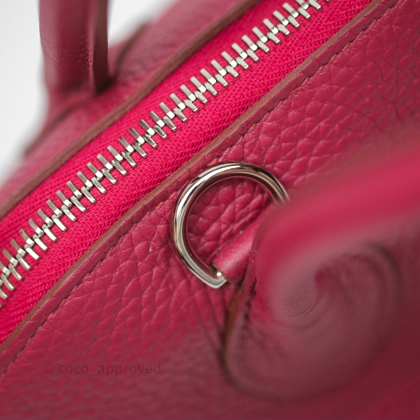 Hermès Bolide 1923 31 Rubis B5 Clemence Palladium Hardware
