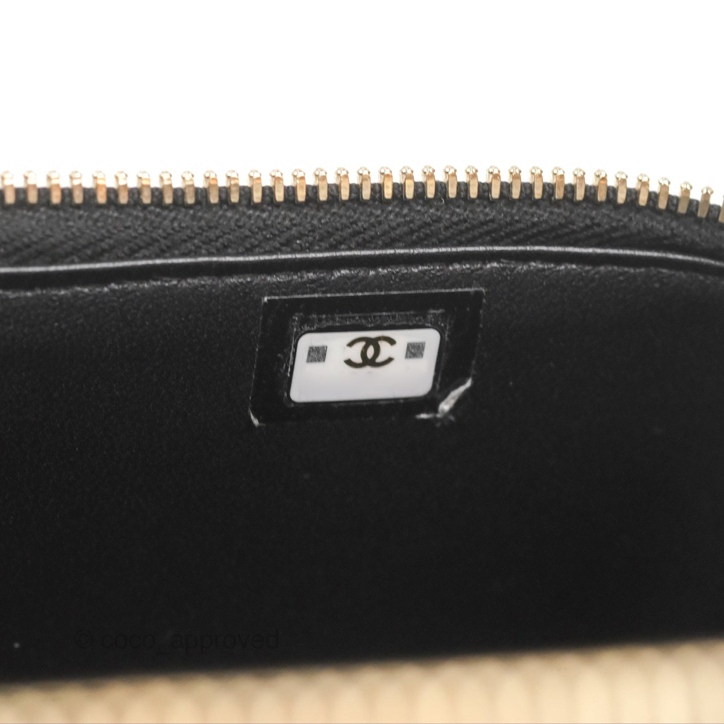 Chanel All Slide Vanity with Adjustable Chain Black Lambskin Aged Gold Hardware