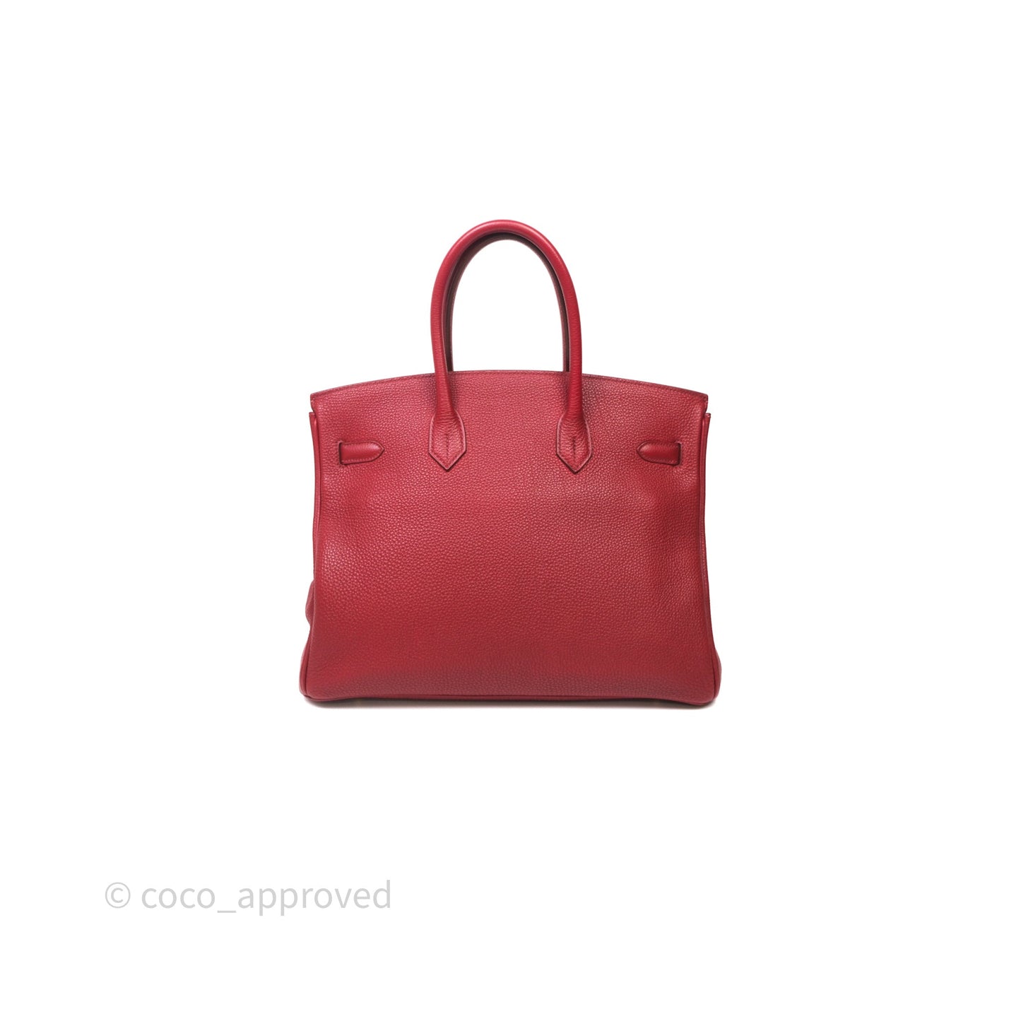 Hermès Birkin 35 Red Togo Gold Hardware