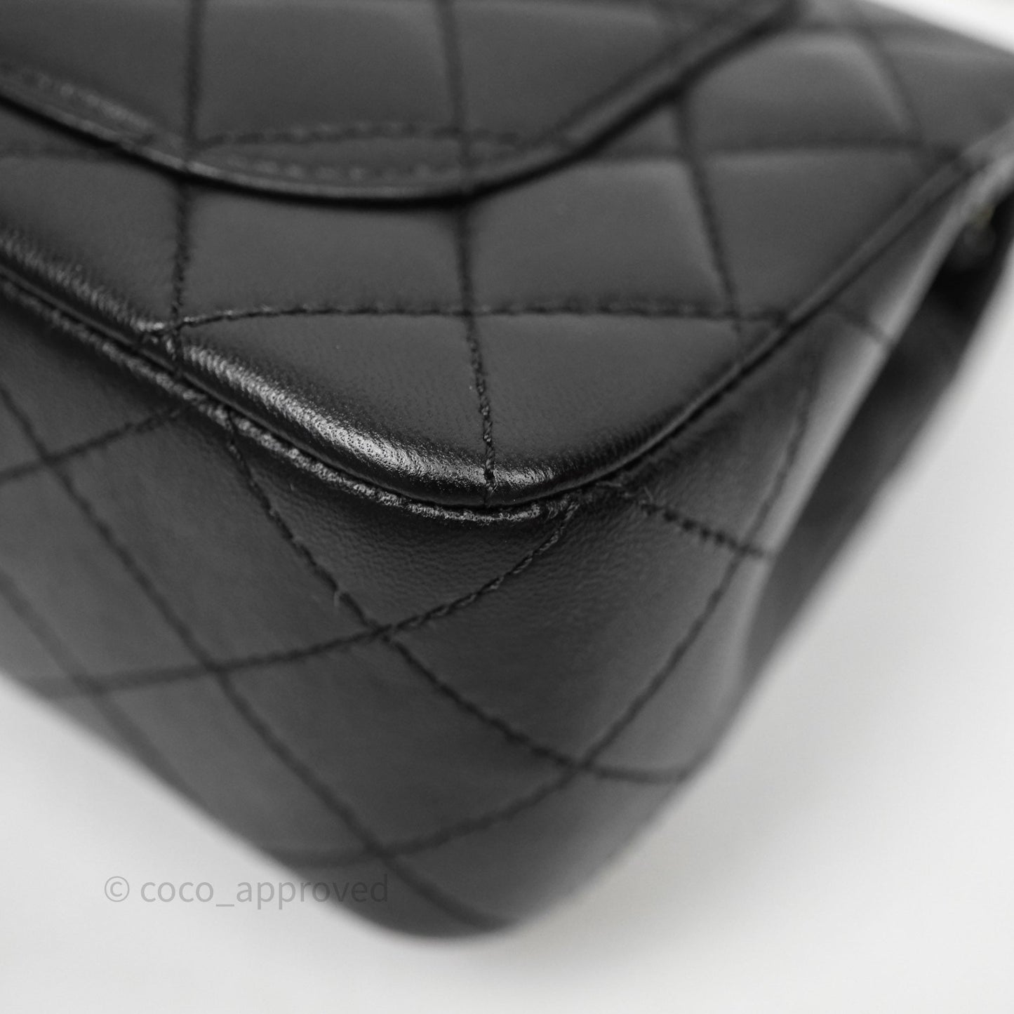 Chanel Ball Crush Mini Rectangular Black Lambskin Gold Hardware