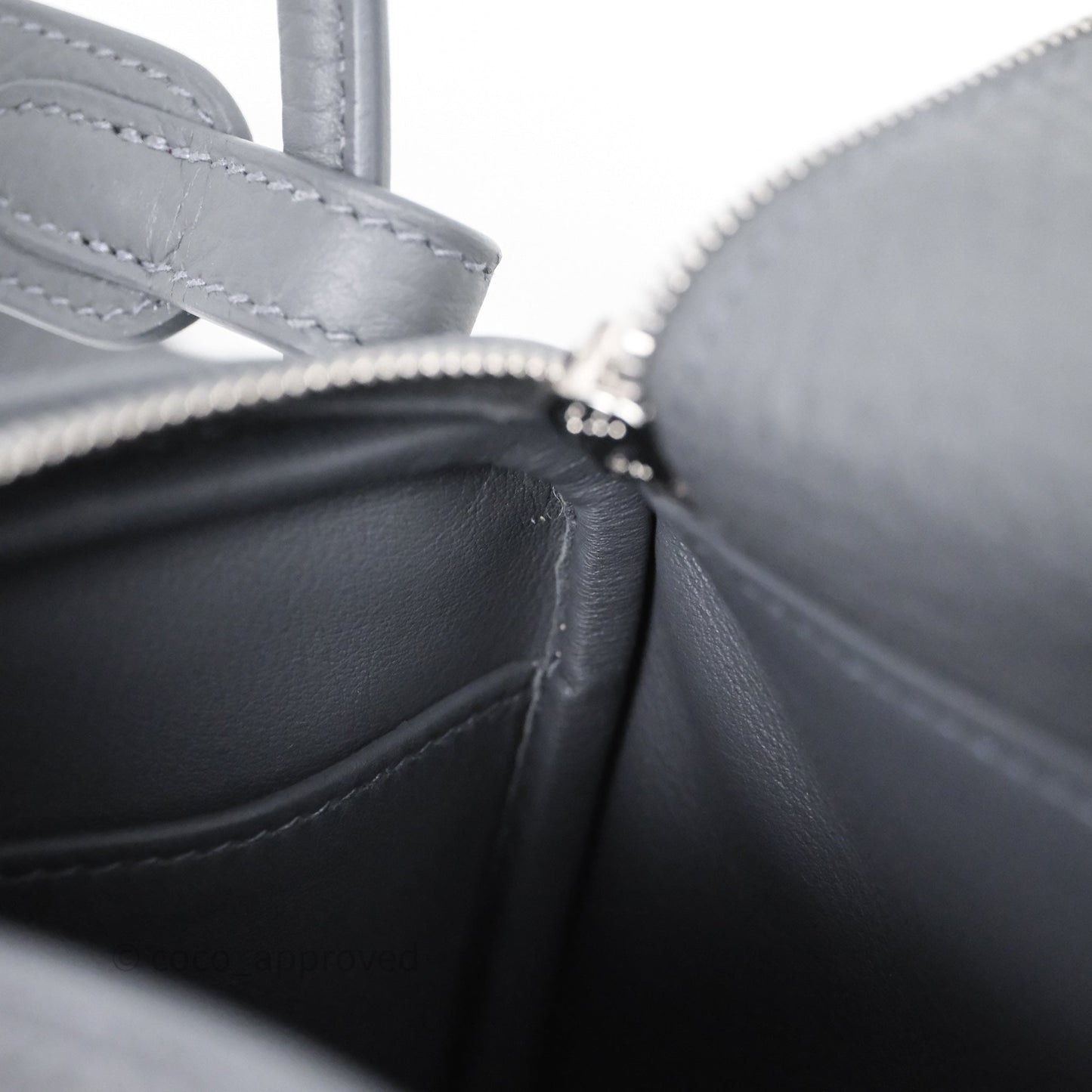 Hermès Mini Lindy II 85 Ardoise Clemence Palladium Hardware