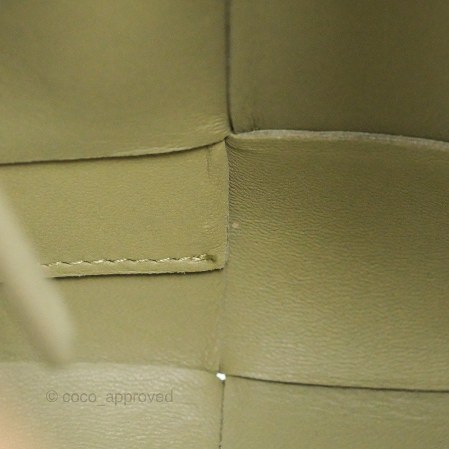 Bottega Veneta Brick Cassette Bag Olive Green Intrecciato Lambskin