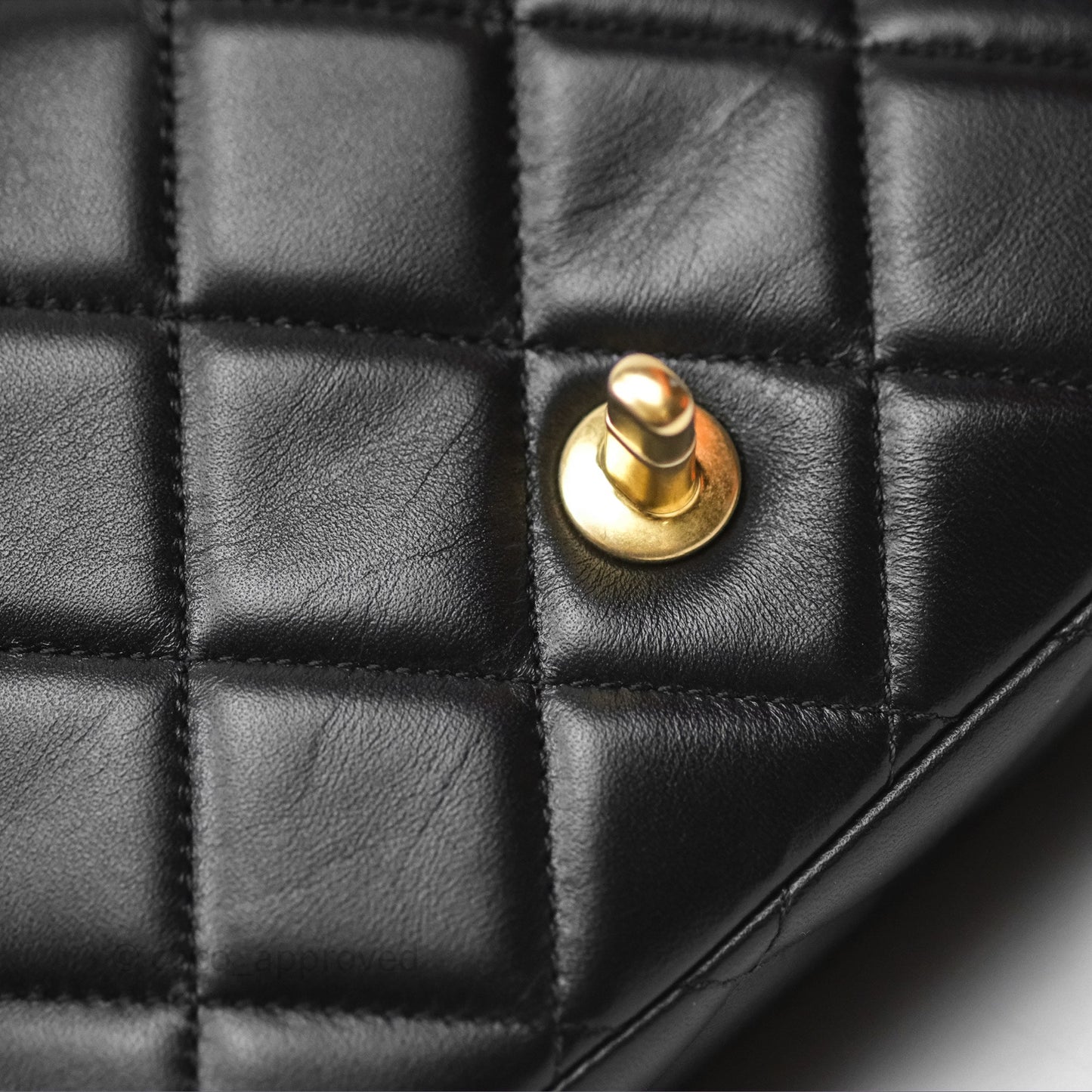 Chanel Quilted My Perfect Mini With Pearl Black Lambskin Gold Hardware 21K