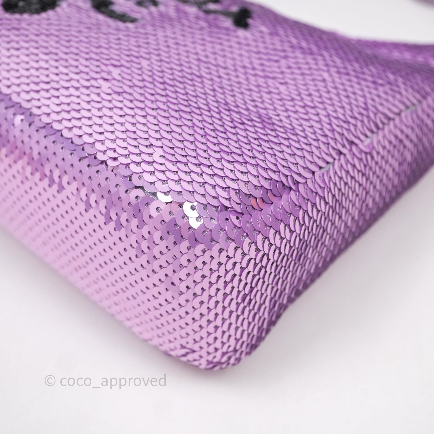 Prada Re-Edition 2000 Nylon Mini Hobo Bag Purple Sequin