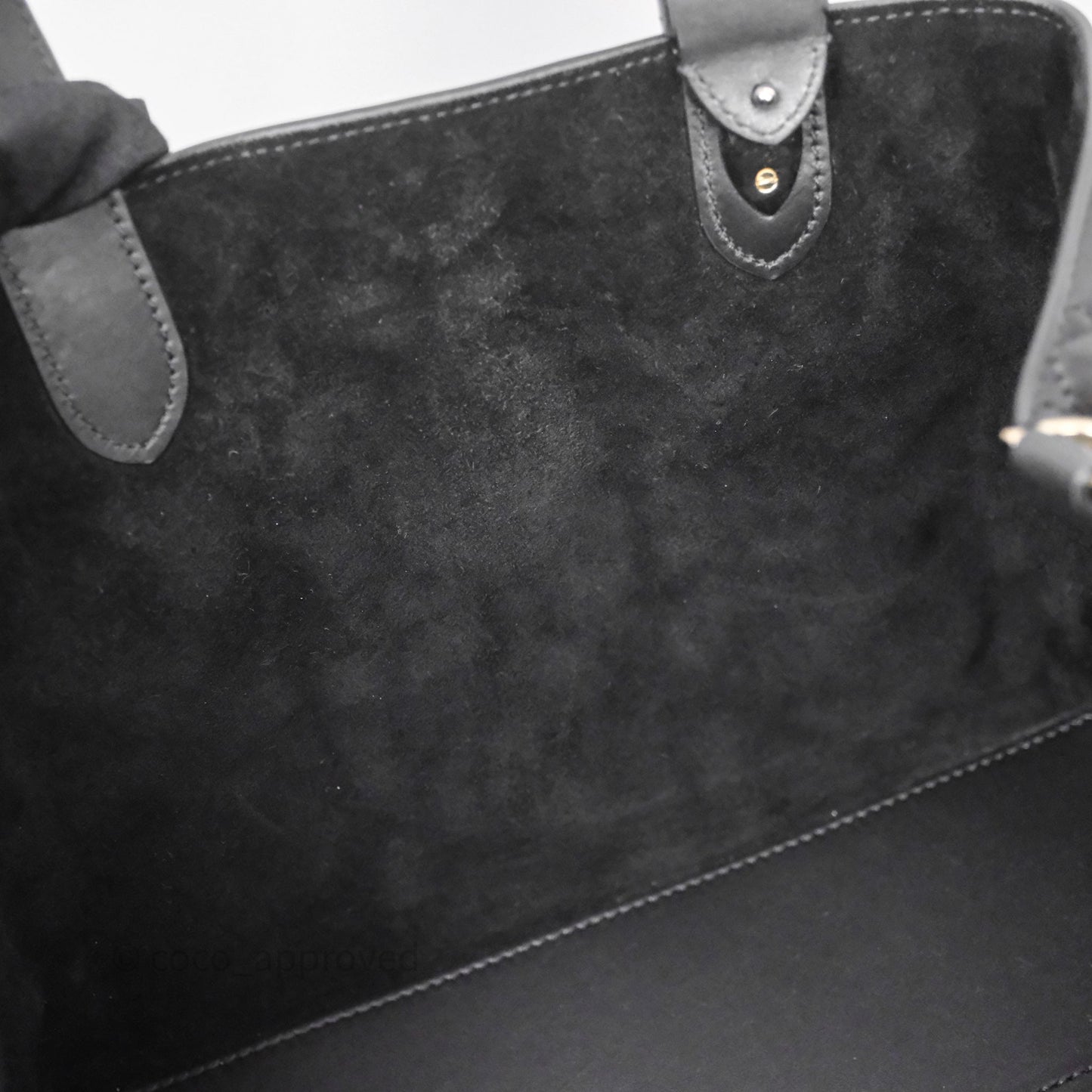 Christian Dior Medium Dior Toujours Bag Black Macrocannage Calfskin