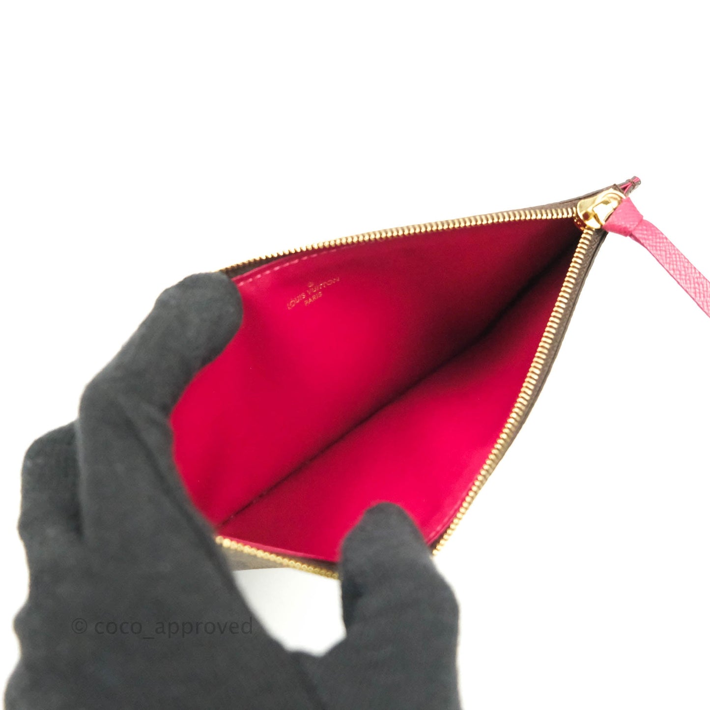 Louis Vuitton Monogram Canvas Pochette Félicie Bag Fuchsia Pink