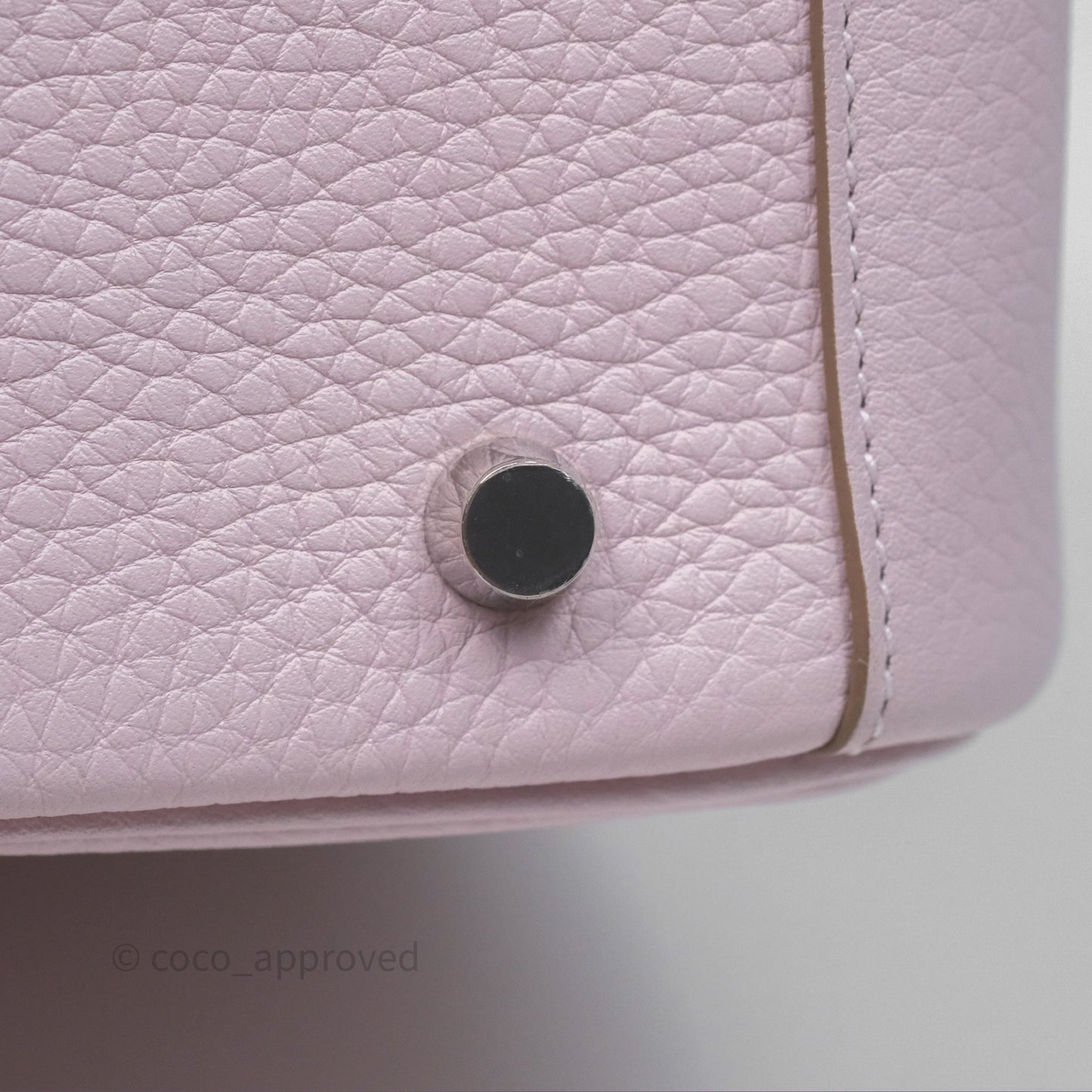 Hermès Lindy 26 Mauve Pale 09/Nata I2 Clemence Palladium Hardware