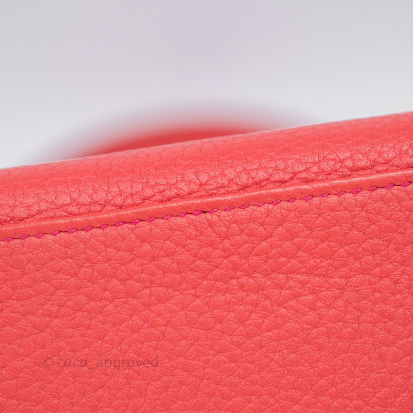 Hermès Kelly 28 Rose Jaipur Retourne Togo Gold Hardware