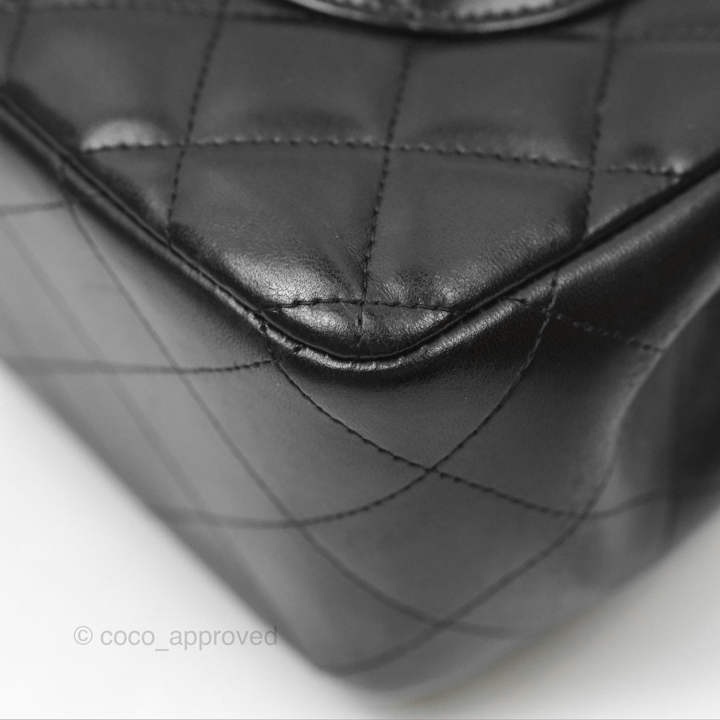 Chanel Jumbo Double Flap Black Lambskin Silver Hardware⁣⁣