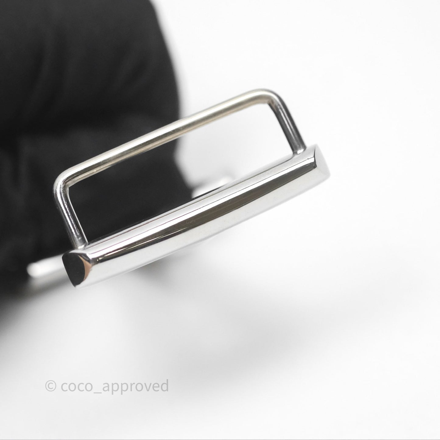 Hermès H Belt Buckle & Reversible Strap 32mm Etoupe/ Noir Palladium Hardware