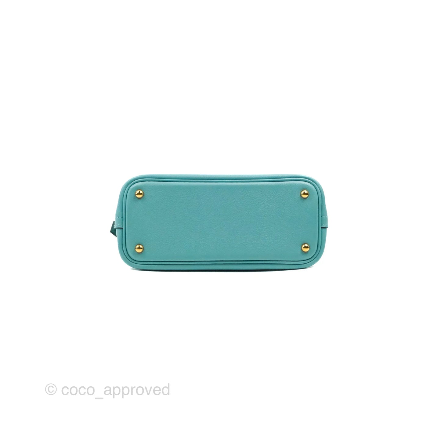 Hermes Mini Bolide 1923 Bag Bleu Atoll Evecolor Gold Hardware