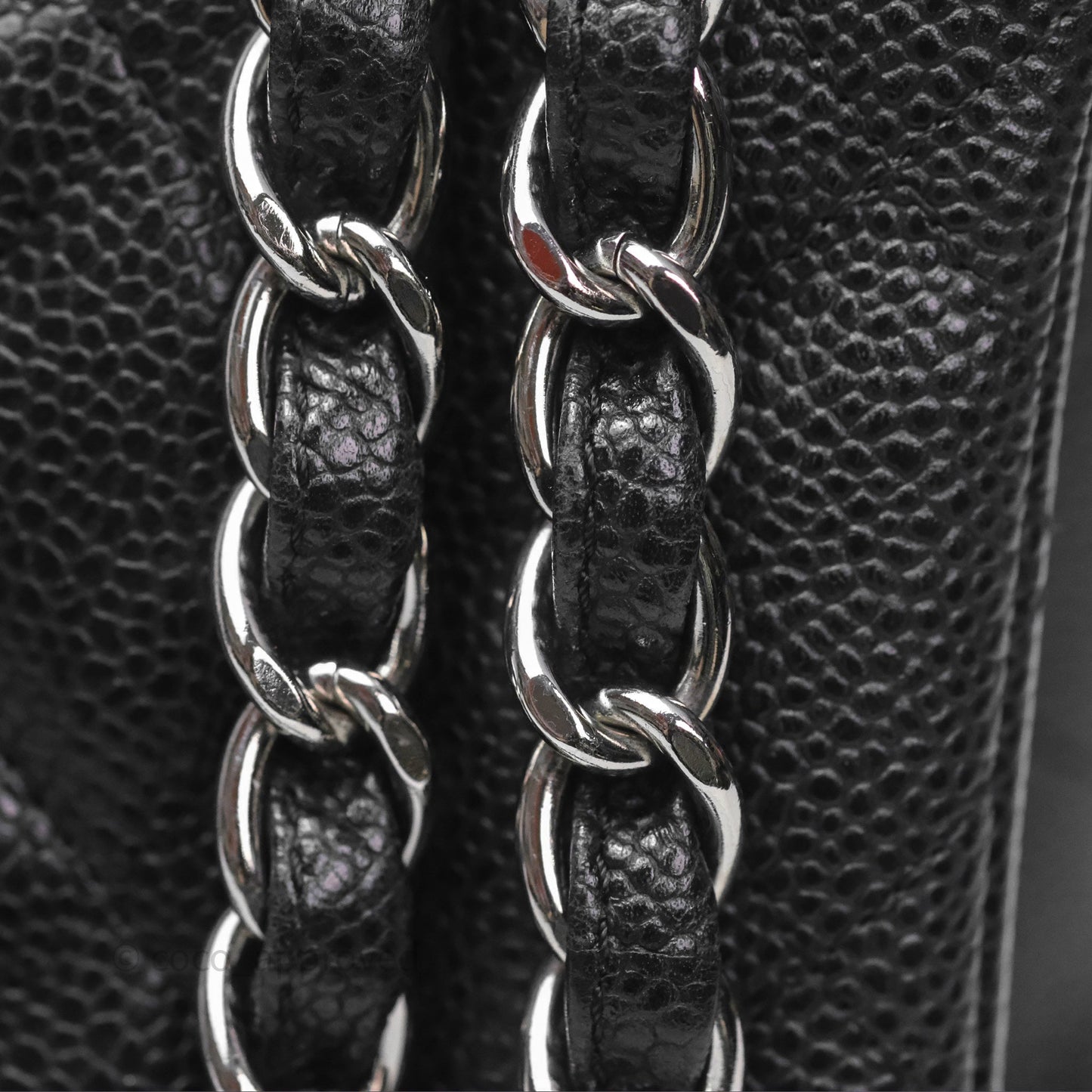 Chanel Jumbo Double Flap Black Caviar Silver Hardware⁣⁣