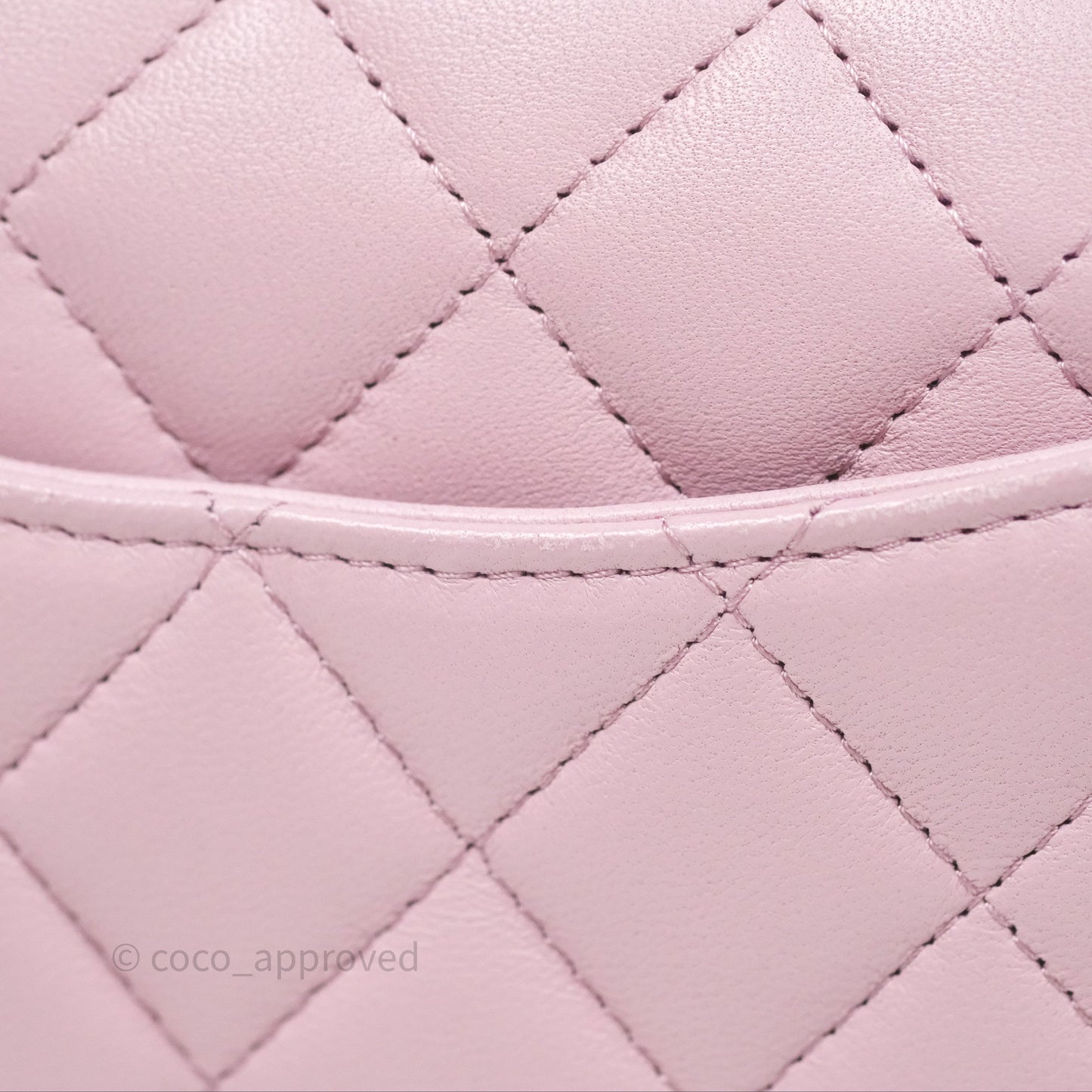 Chanel Top Handle Mini Rectangular Flap Pink Lambskin Gold Hardware