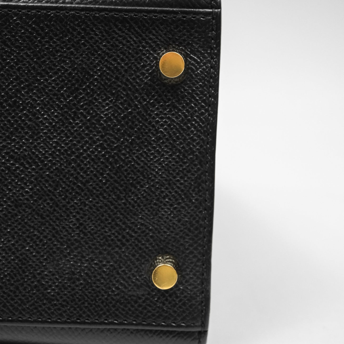 Hermès Kelly 28 Sellier Black Noir 89 Epsom Gold Hardware