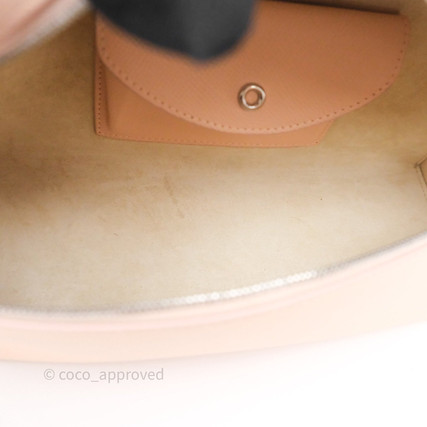 Loro Piana Extra Bag L27 Pink Calfskin Silver Hardware