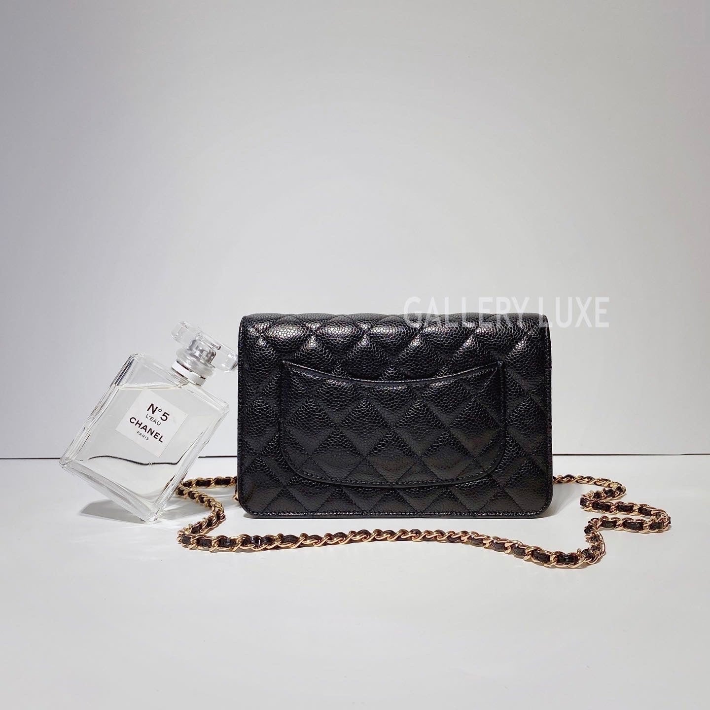 No.3355-Chanel Caviar Timeless Classic Wallet On Chain