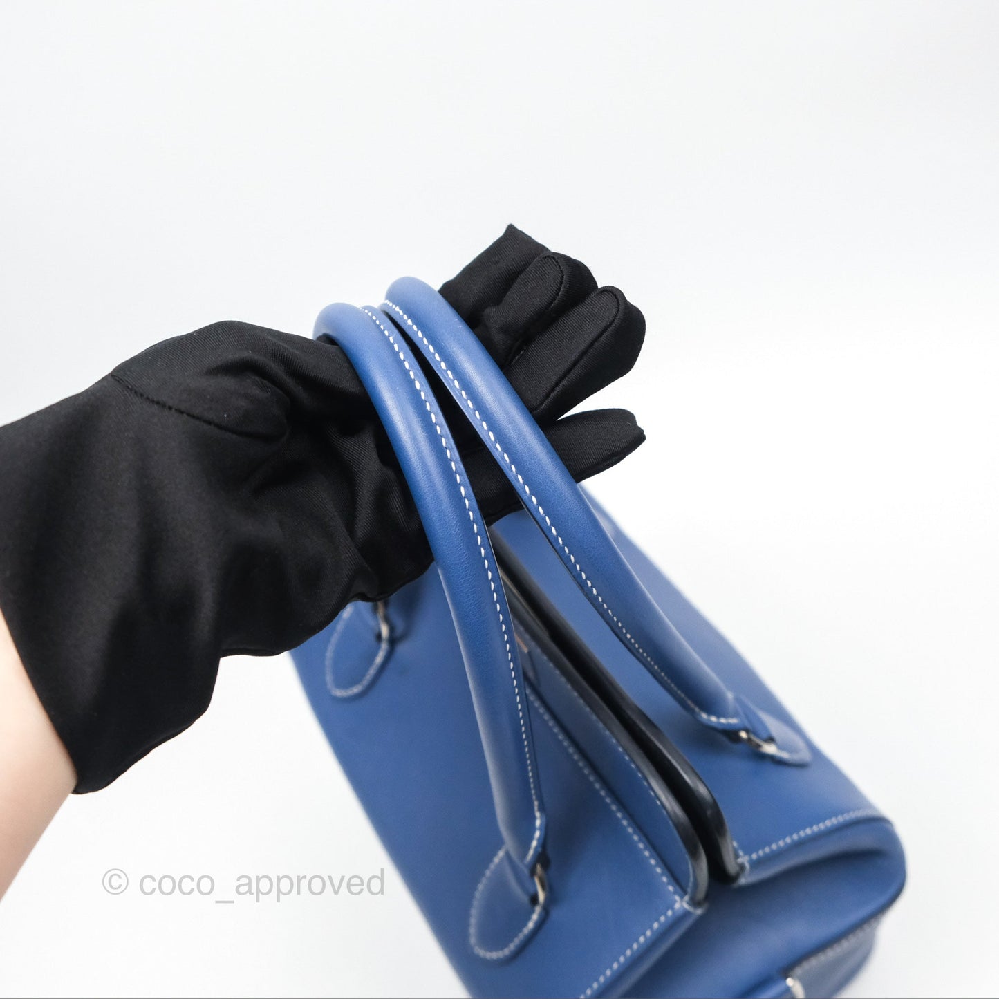 Hermès ToolBox 20 Bleu Agate R2 Swift Palladium Hardware
