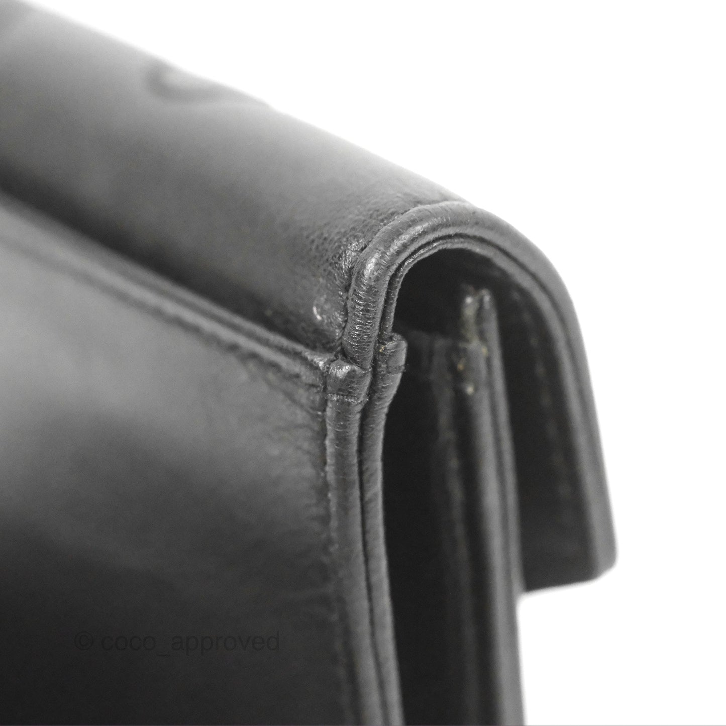 Saint Laurent Heart Flap Card Holder Wallet Black