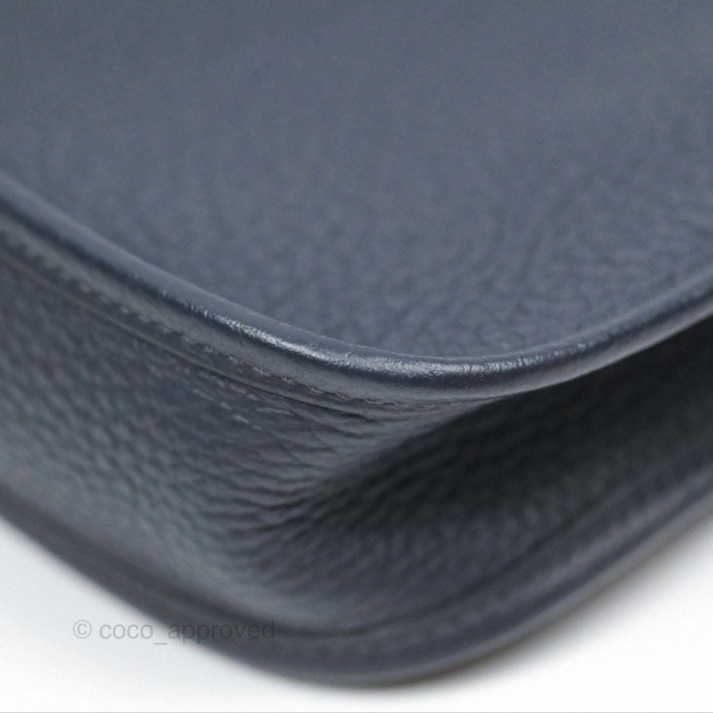 Hermès Mini Evelyne 16 Bleu Nuit 2Z Clemence Gold Hardware
