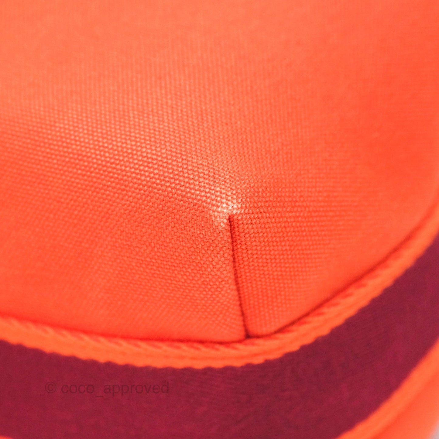 Hermès Small Bride-A-Brac Orange Feu Canvas