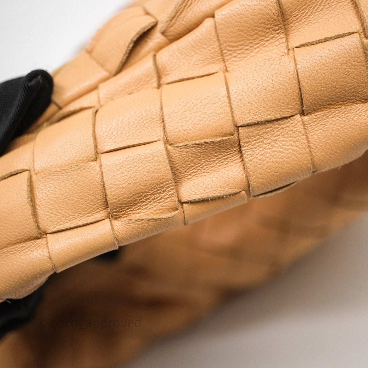Bottega Veneta Mini Jodie Bag Intrecciato Beige Lambskin