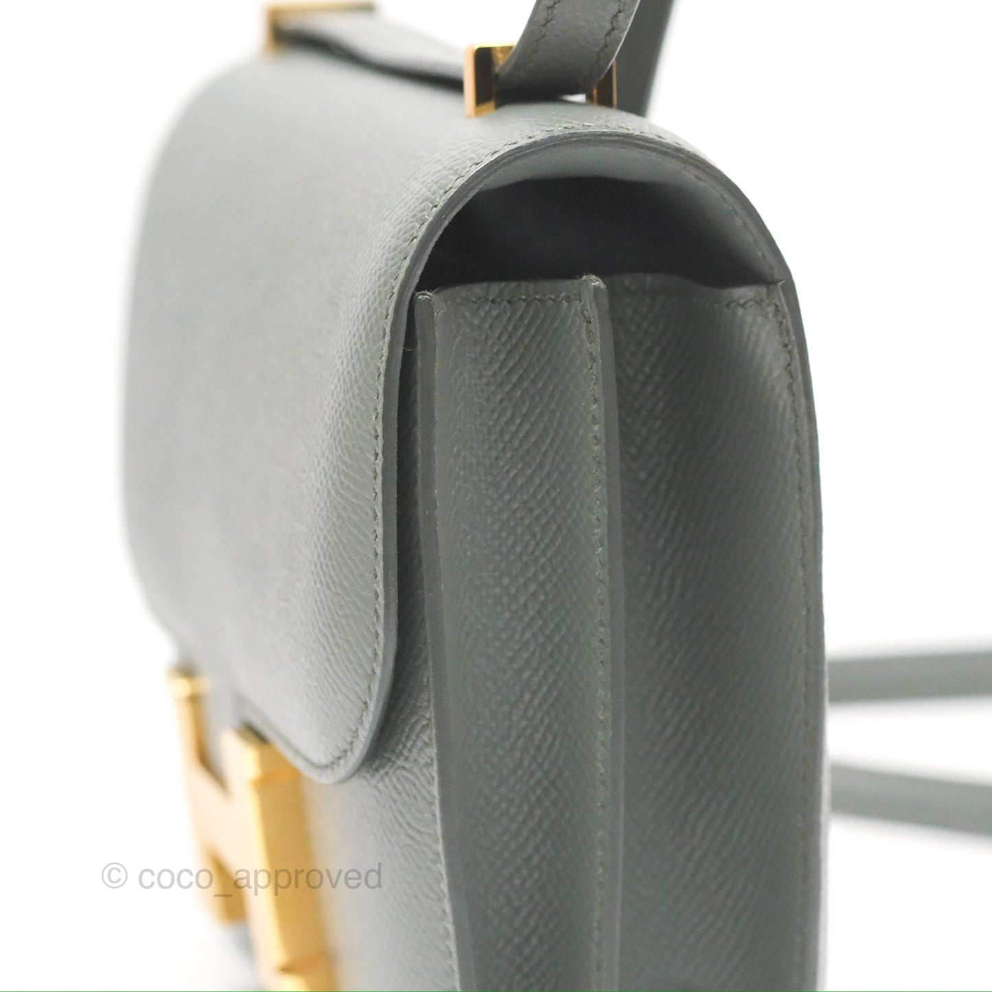 Hermès Constance Mini 18cm Vert Amande Epsom Gold Hardware