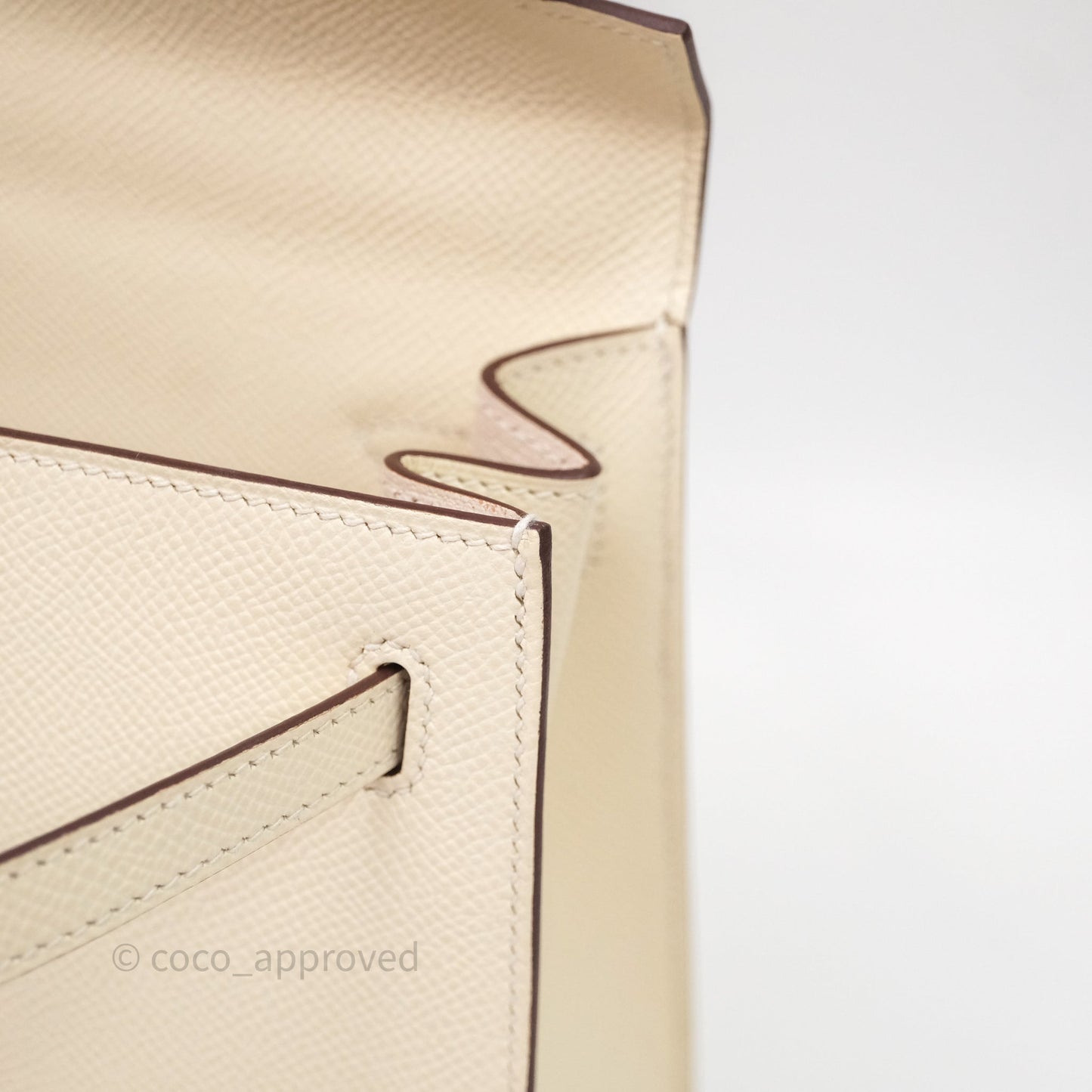 Hermès Kelly 25 Nata I2 Epsom Gold Hardware