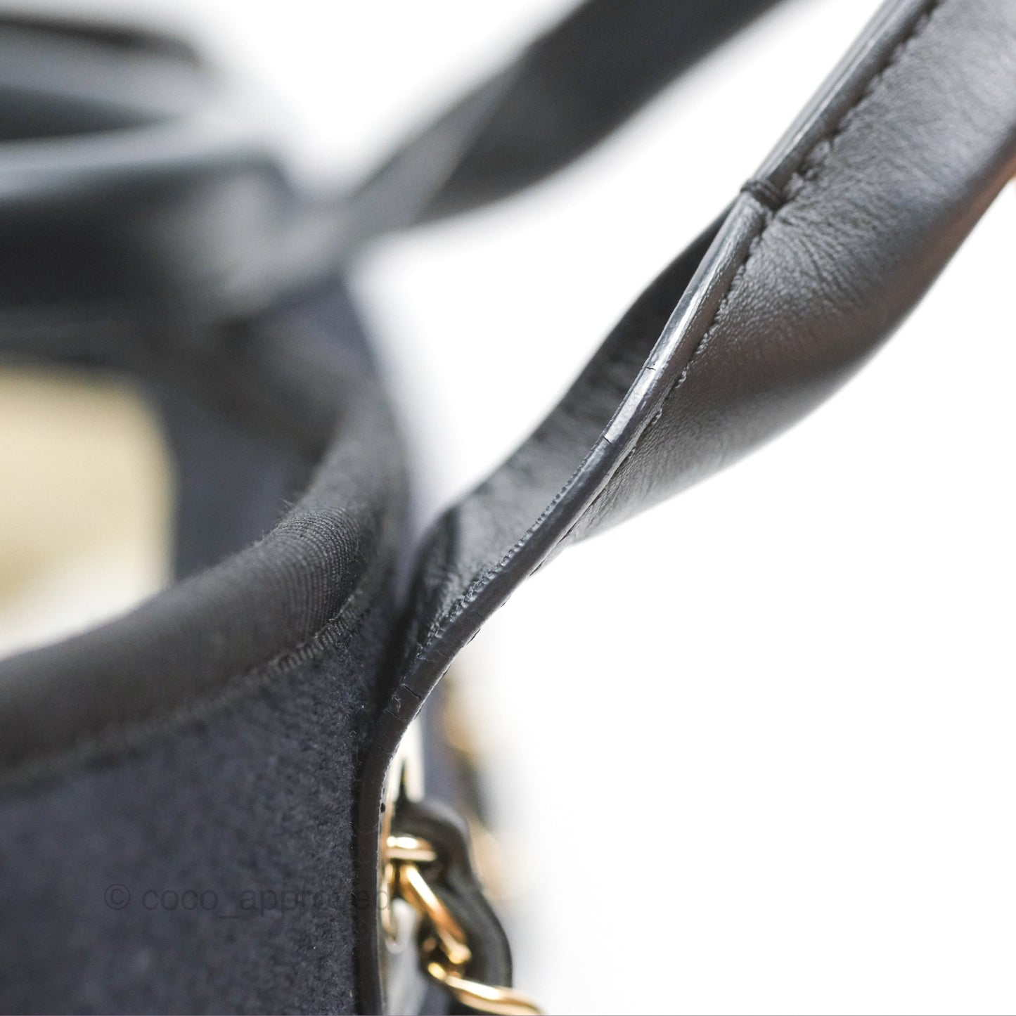 Chanel Medium Canvas Deauville Tote Navy Gold Hardware