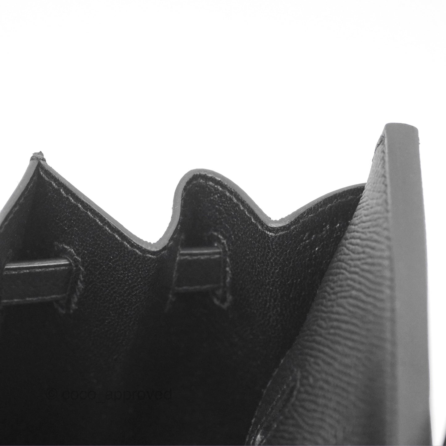 Hermes Birkin 25 Sellier Black Noir 89 Epsom Palladium Hardware