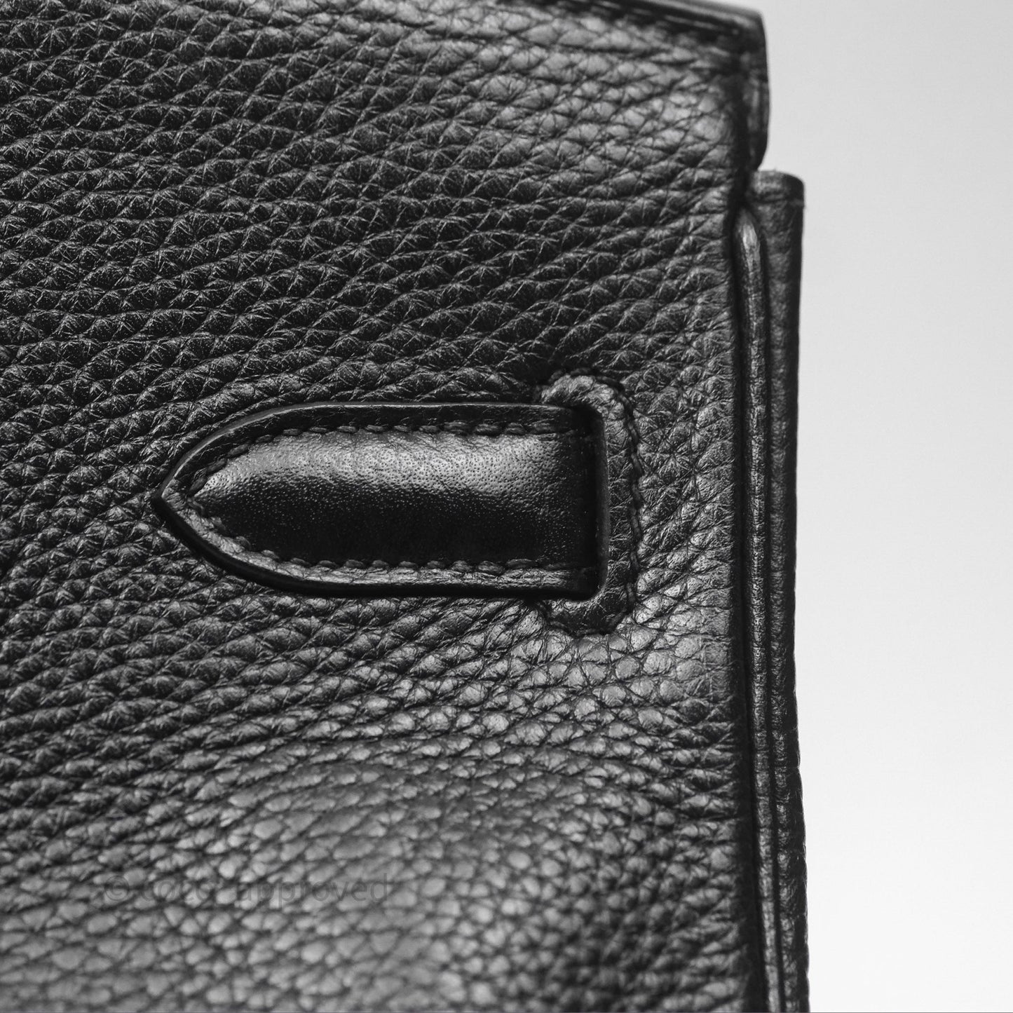 Hermès Birkin 30 Retourne Noir 89 Clemence Gold Hardware