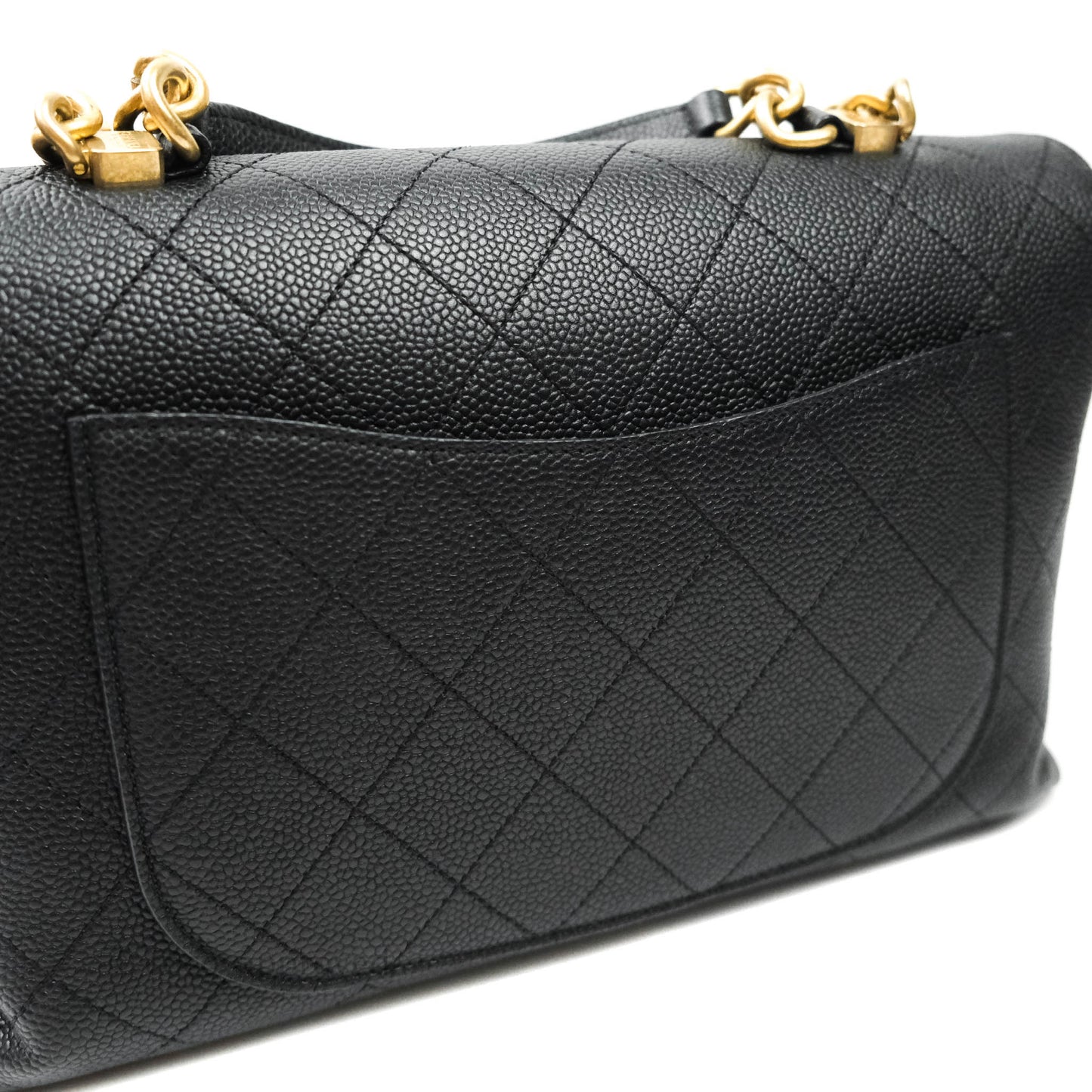 Chanel Chic Affinity Medium Grained Calfskin Black Aged Gold Hardware
