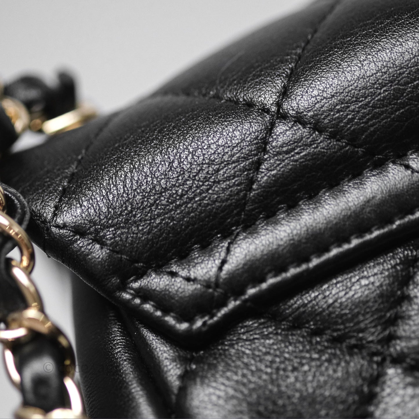 Chanel Quilted Large Duma Drawstring Backpack Black Lambskin Gold Hardware