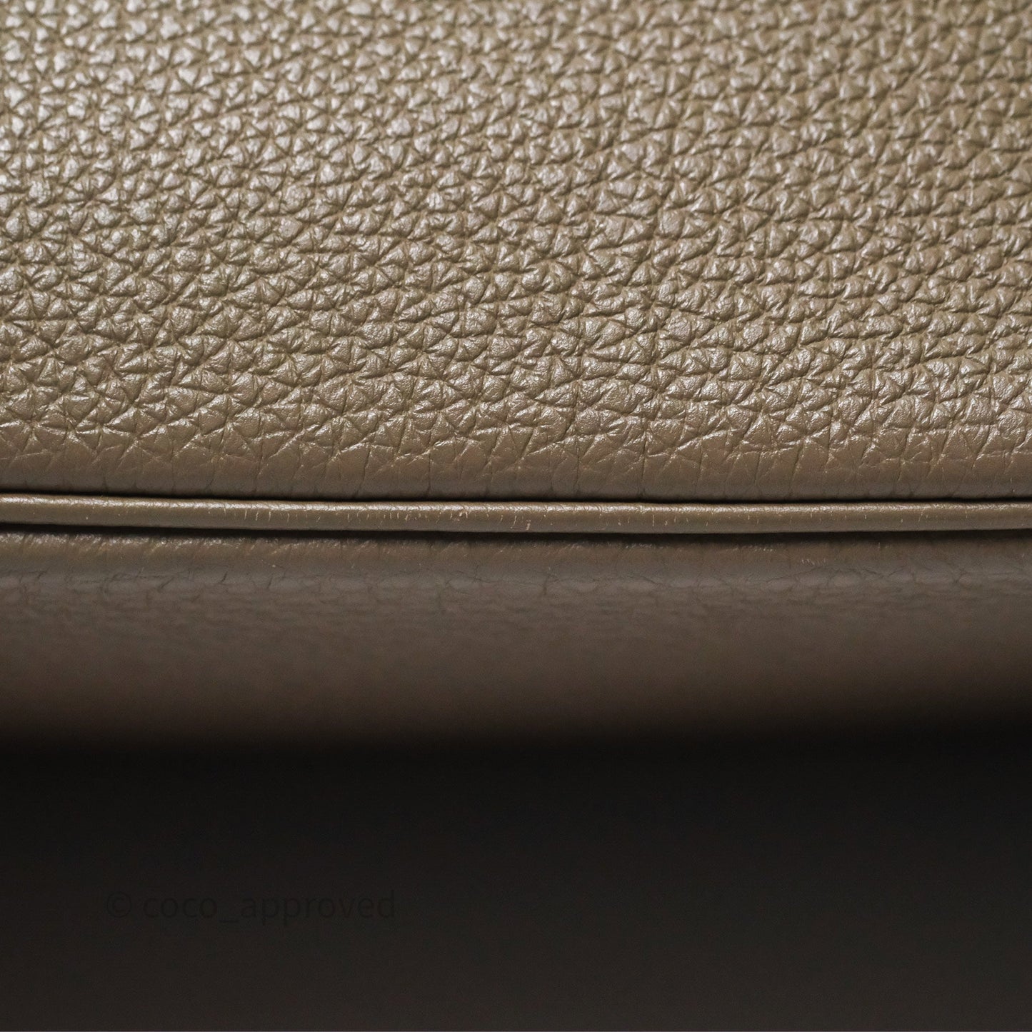 Hermes Birkin 25 Retourne Etoupe 18 Clemence Palladium Hardware