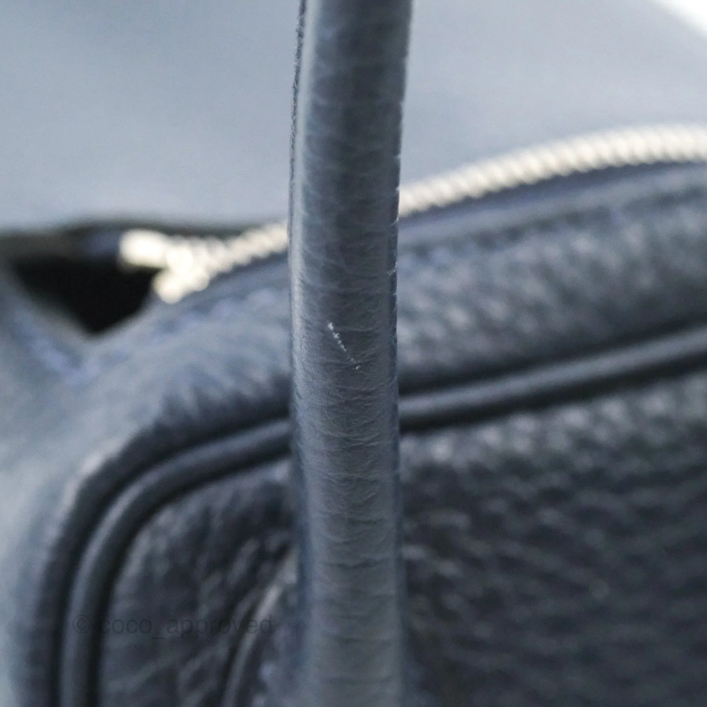Hermès Mini Lindy 20 Bleu Nuit Clemence Palladium Hardware