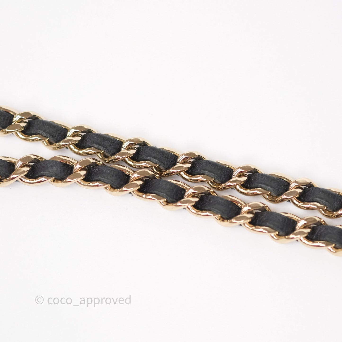 Chanel Crystals Top Handle Vanity Rectangular Black Lambskin Gold Hardware
