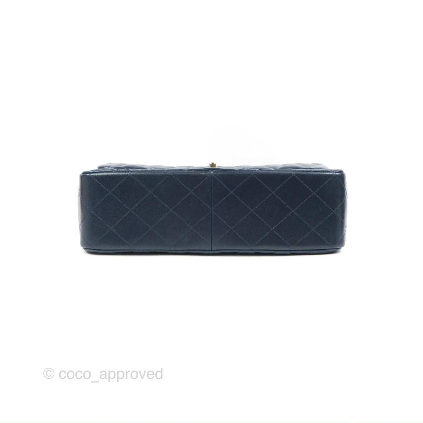 Chanel Jumbo Double Flap Navy Caviar Silver Hardware⁣⁣