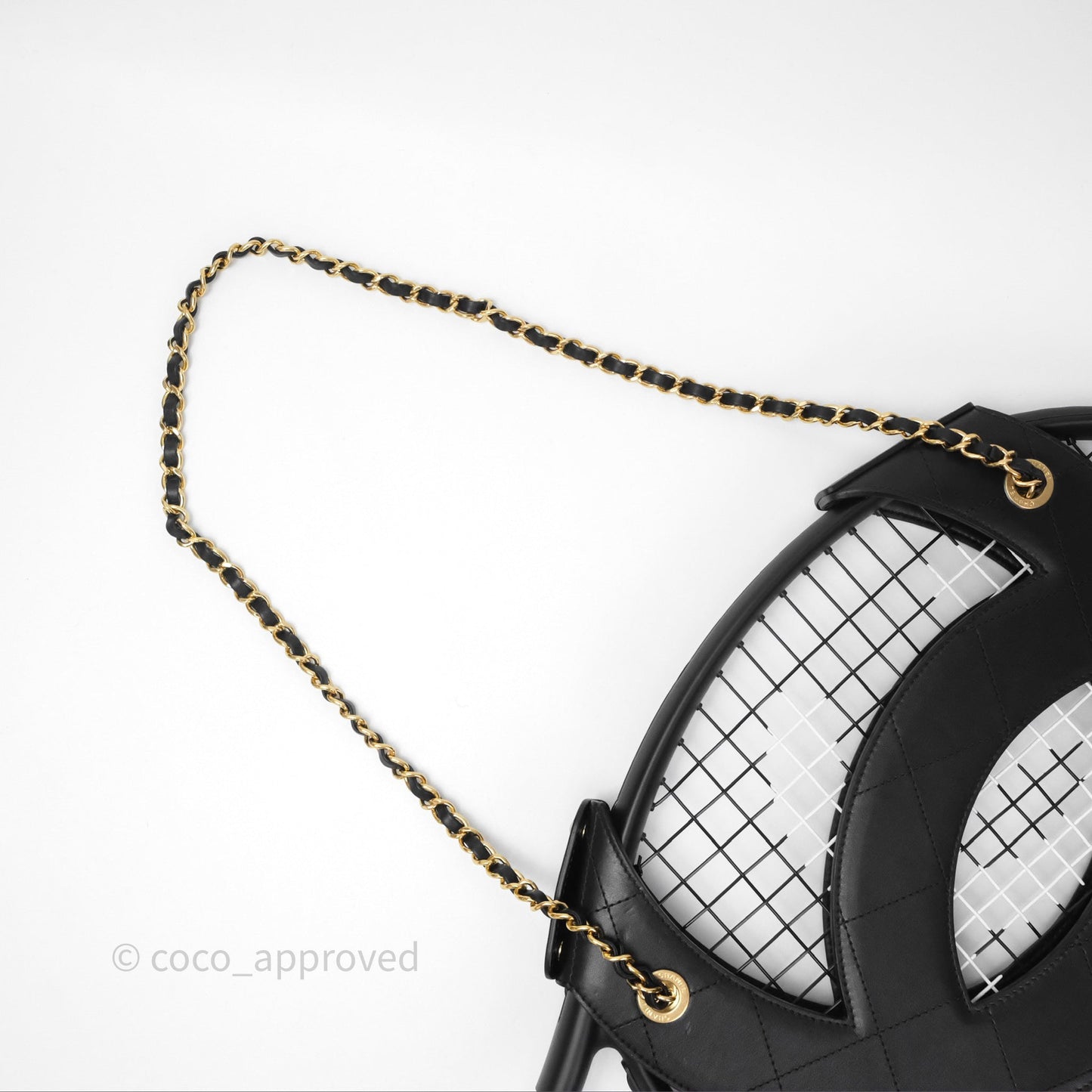 Chanel Tennis Racket with Black CC Case