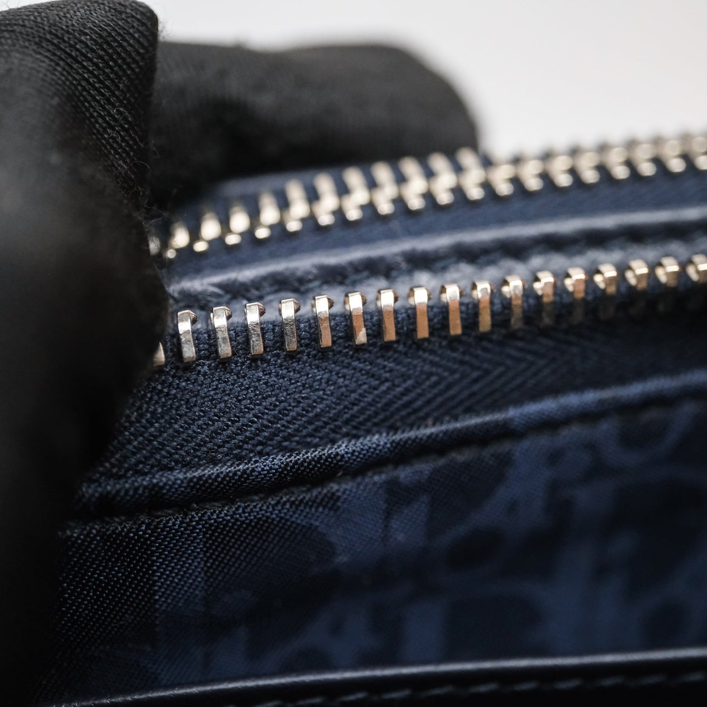 Christian Dior x Air Jordan Messenger Bag Navy Silver Hardware