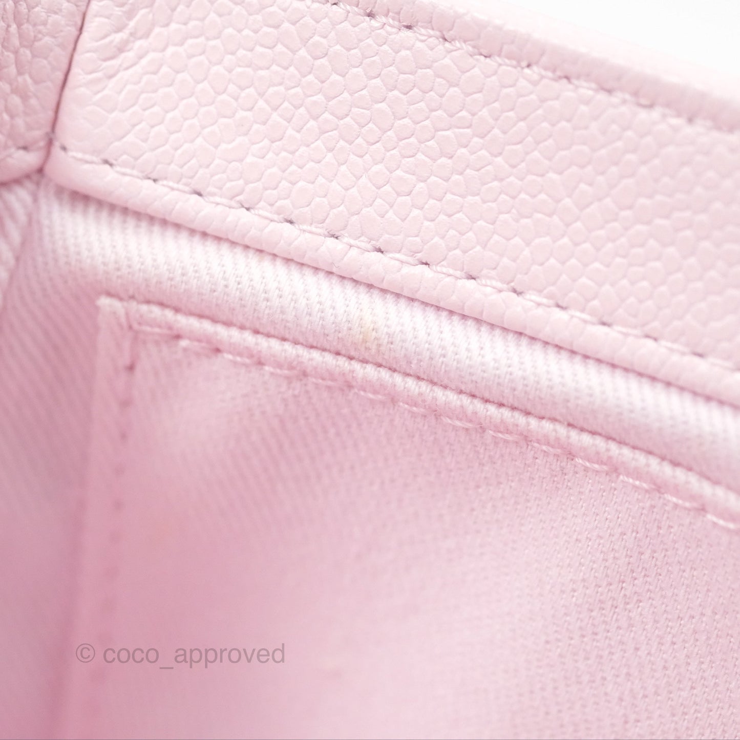 Chanel Quilted Small Business Affinity Flap Light Pink Caviar Gold Hardware